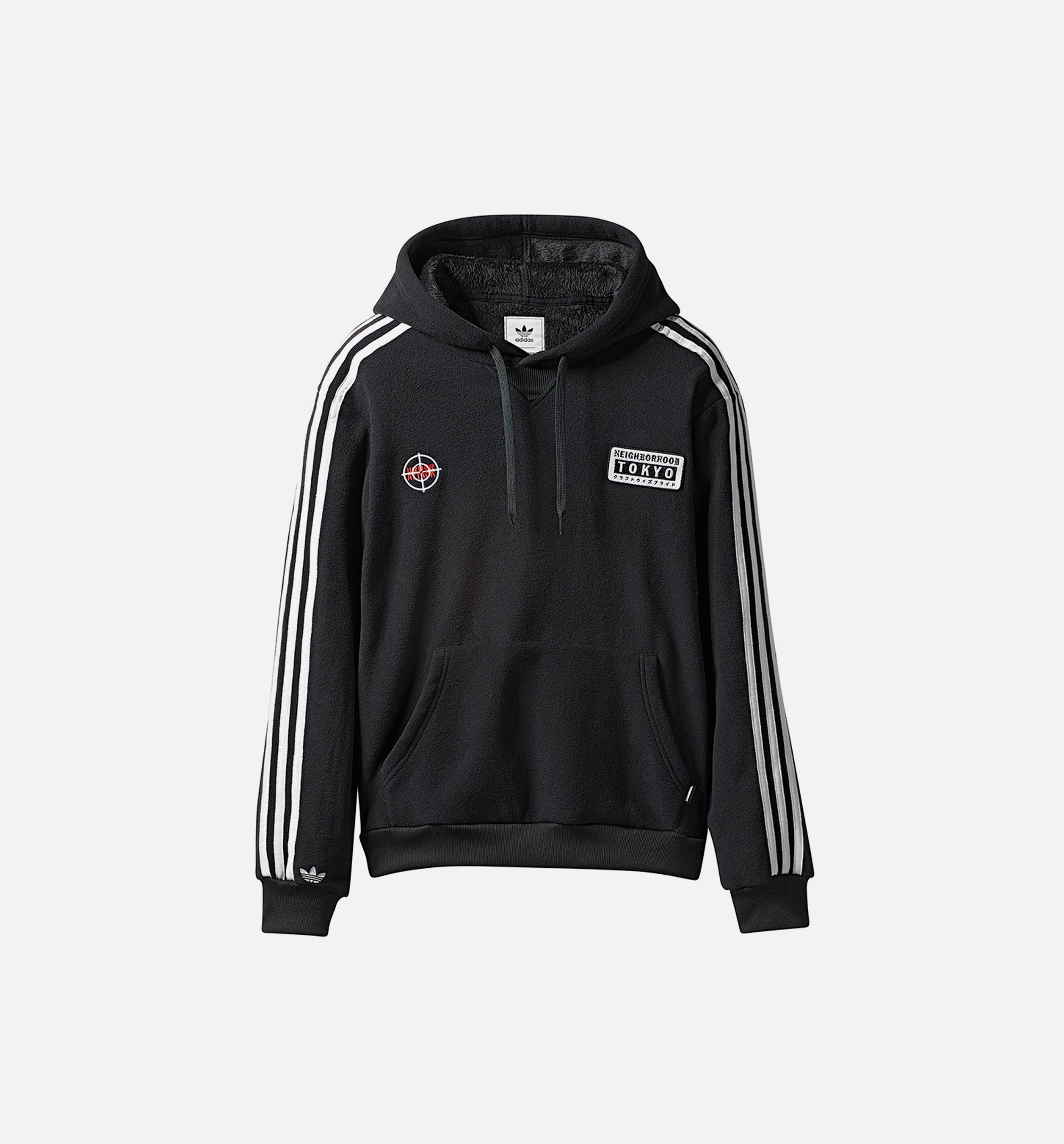 Collection Mens Hoodie Black Adidas оригінал – Купити в Україні – боковий вид - ADIDAS