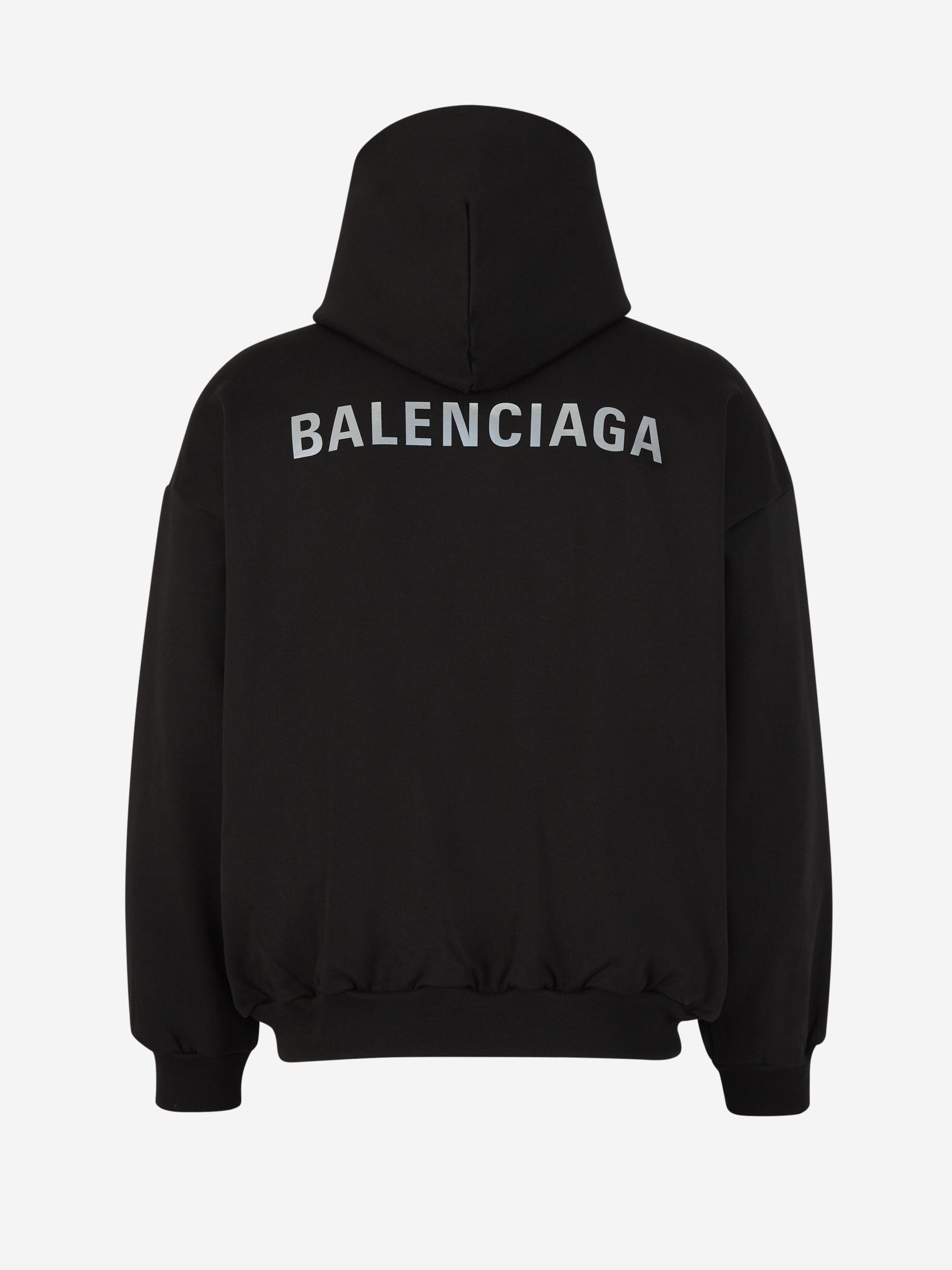 Оригінальна Cotton Logo Sweatshirt Balenciaga – вид ззаду
