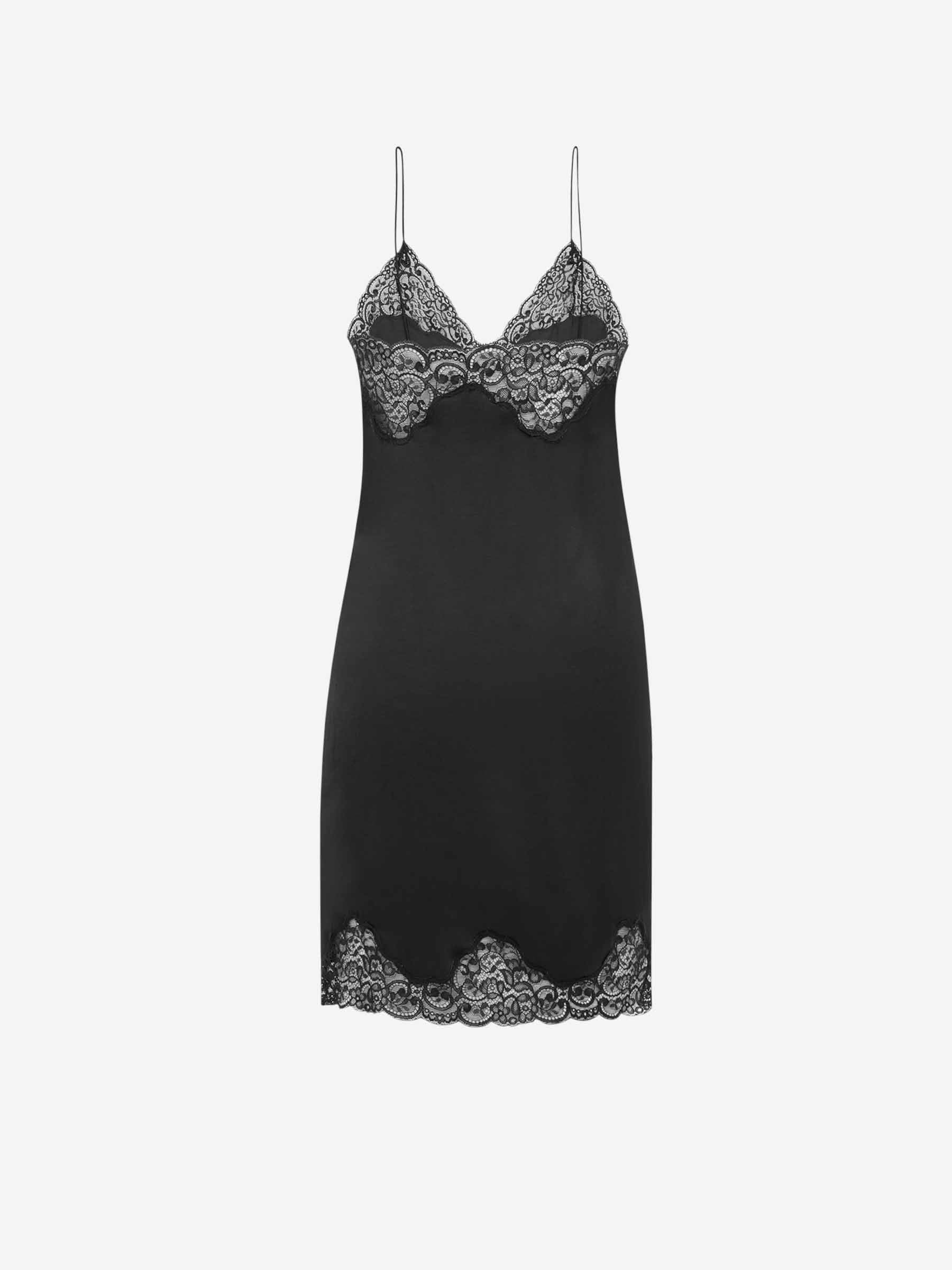 Mini Lingerie Dress Saint laurent – Гарантія оригінальності – вид ззаду