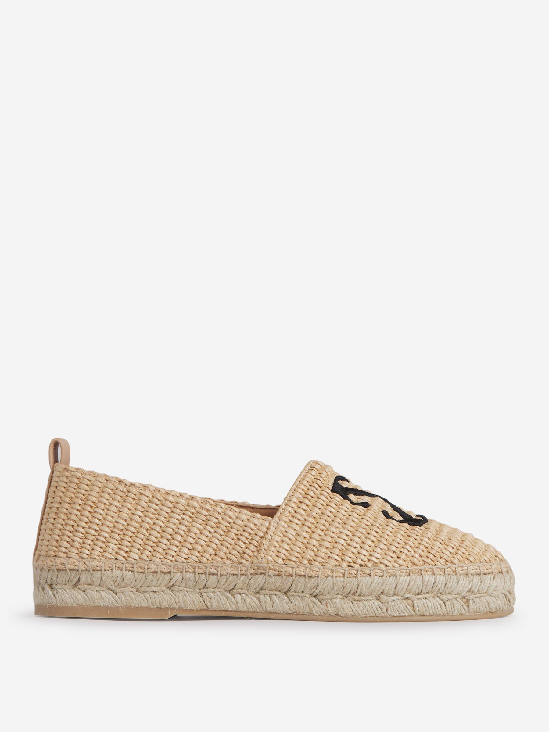 Оригінальна Arrow Raffia Espadrilles Off-white – боковий вид