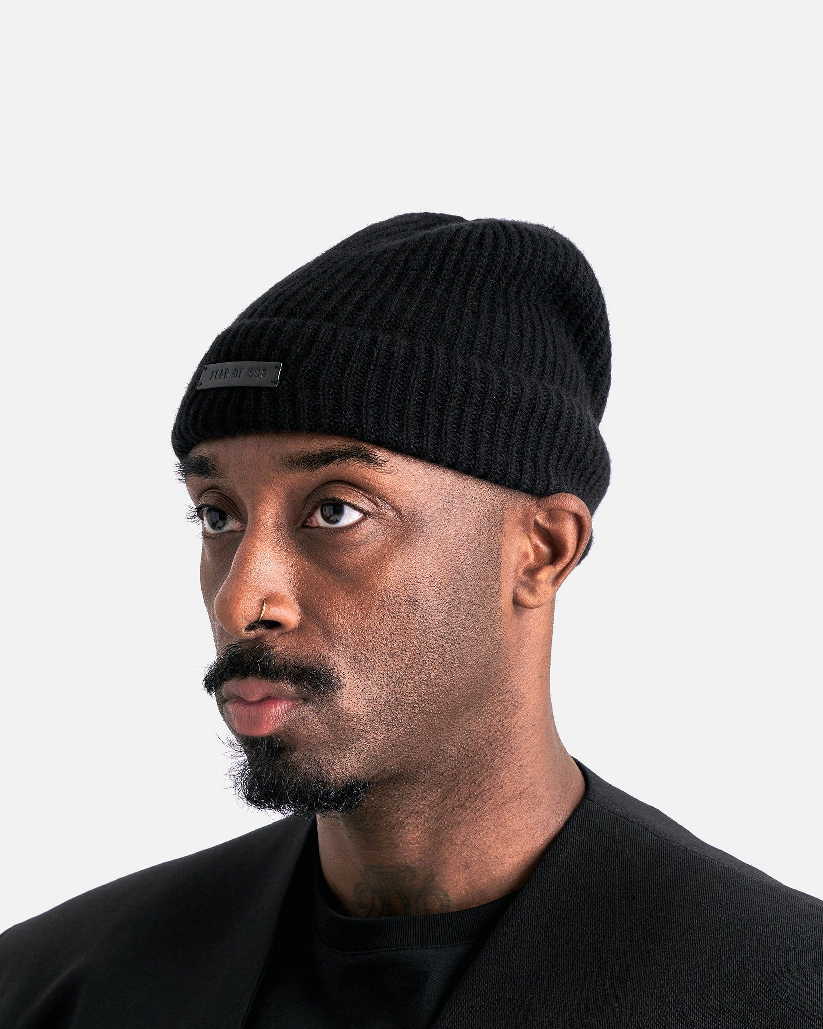 8th Collection Beanie In Black Fear of god оригінал – Купити в Україні – вид ззаду - FEAR OF GOD