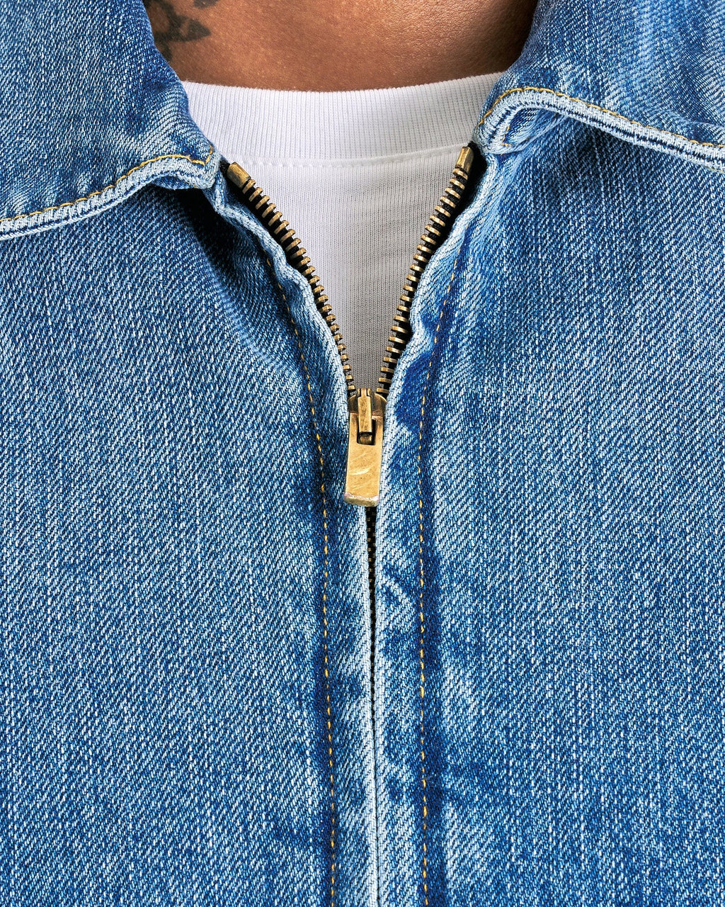 8th Collection Denim Jacket In Medium Indigo Fear of god – Гарантія оригінальності – збільшений вид