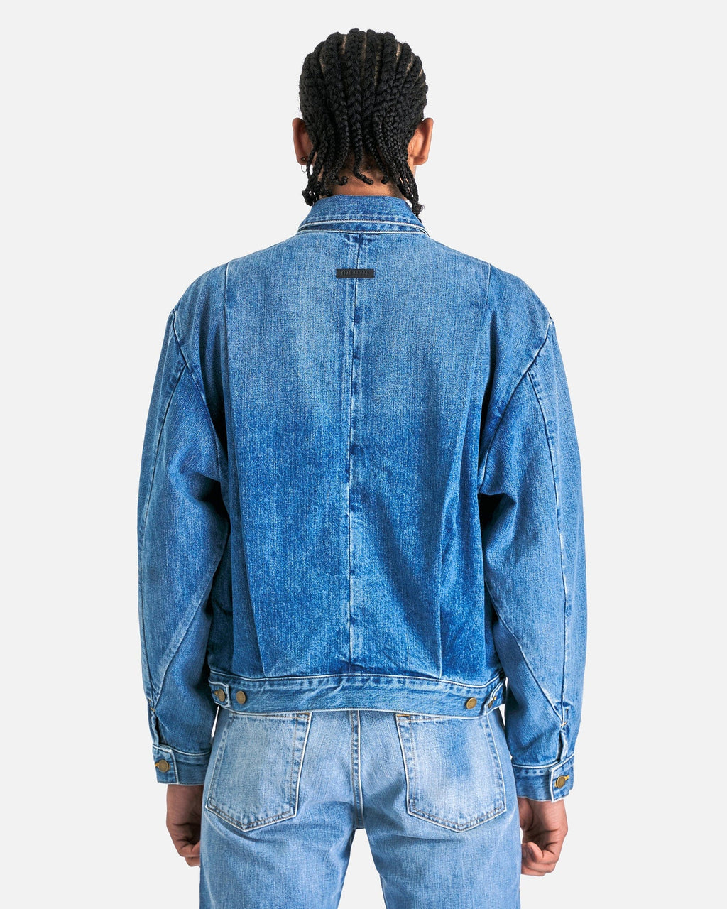 8th Collection Denim Jacket In Medium Indigo Fear of god – Гарантія оригінальності – детальний вид
