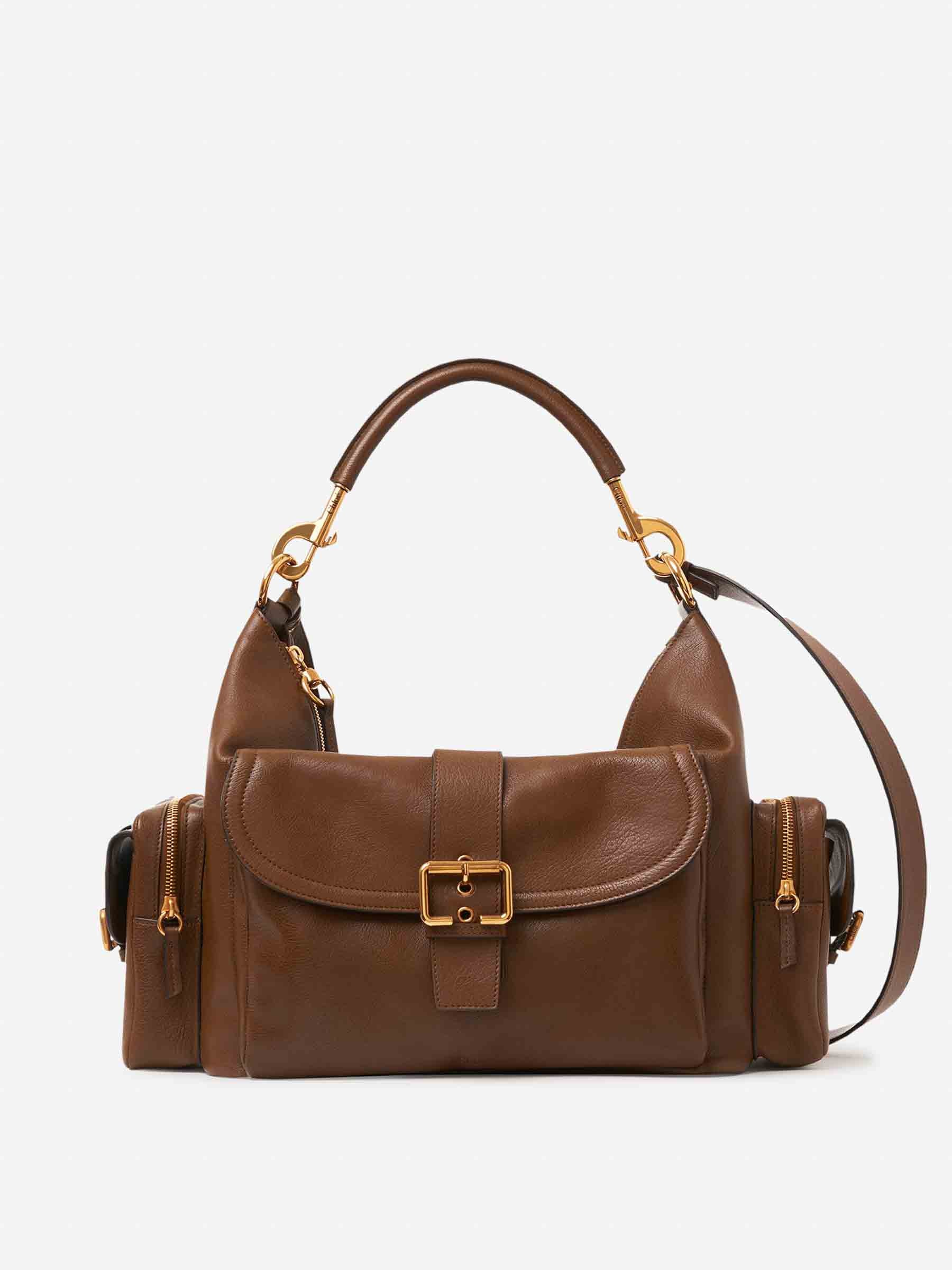 Leather Camera Bag Chloe оригінал – Купити в Україні – боковий вид