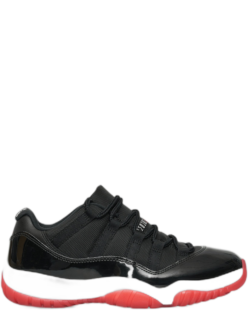 Air Jordan 11 Low Sneakers Bred - NIKE (Background Removed)