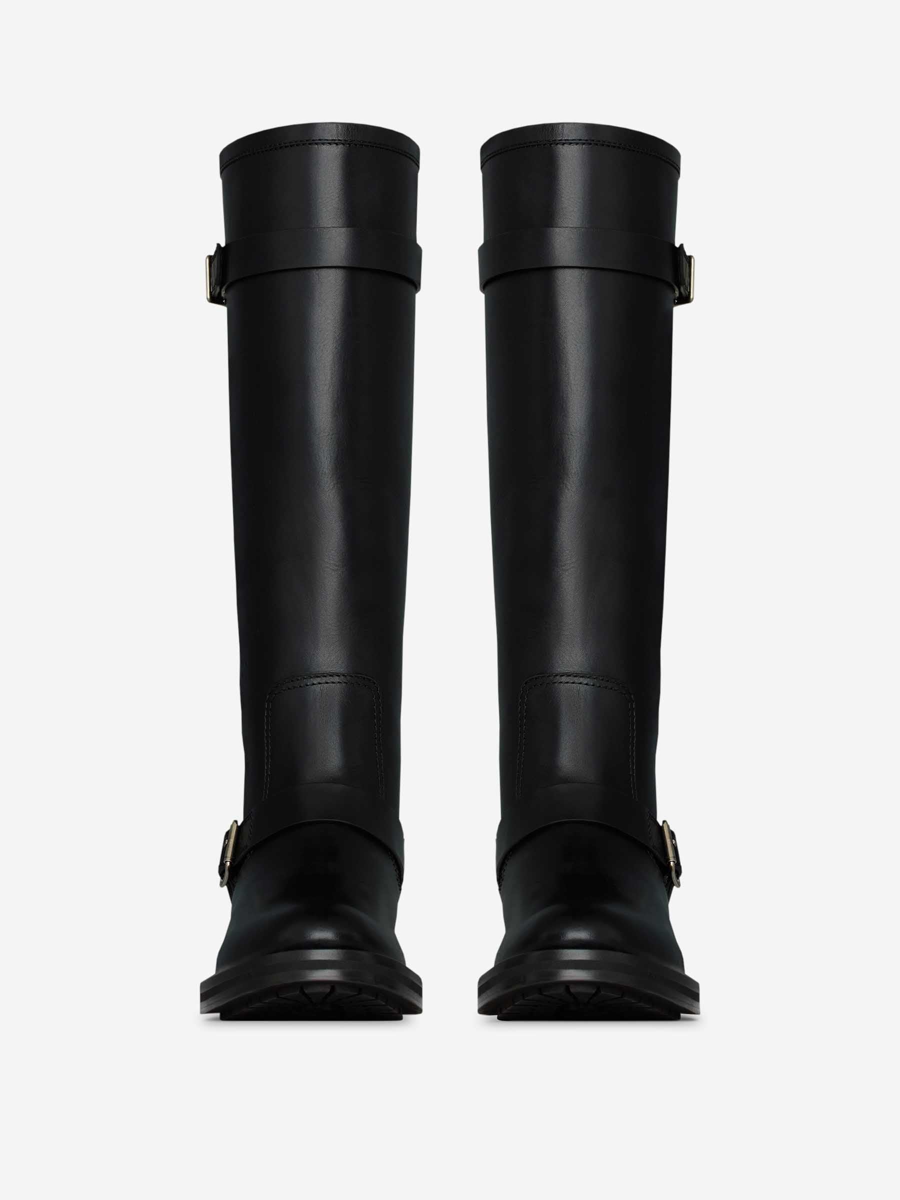 Оригінальна River Leather Boots Saint laurent – вид ззаду