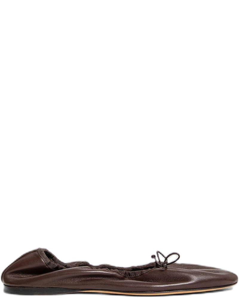 Ballerine in pelle Awar - THE ROW (Background Removed)