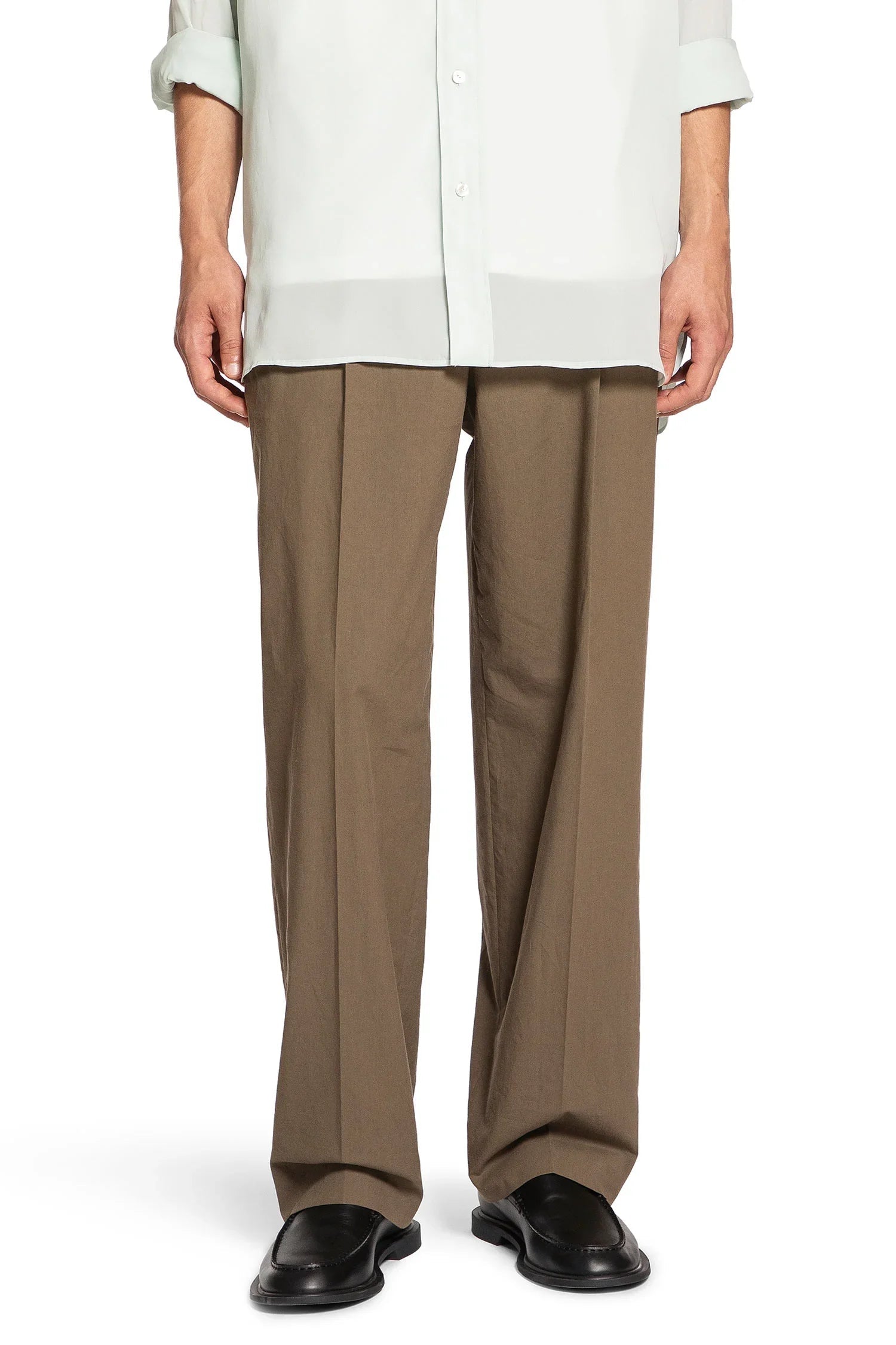 Silas Pants In Cotton The row – Гарантія оригінальності – боковий вид