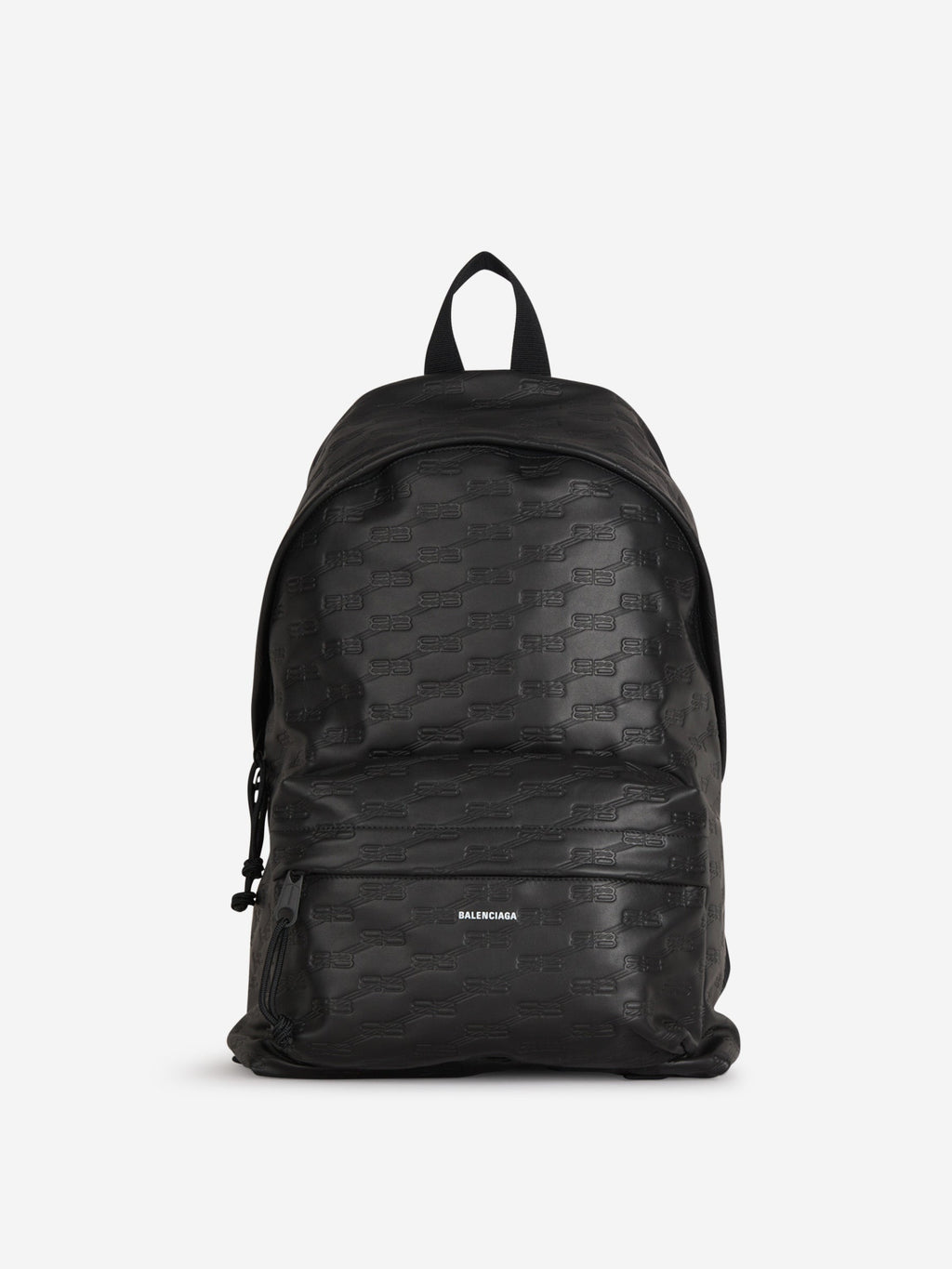 Monogram Bb Leather Backpack Balenciaga оригінал – Купити в Україні – боковий вид