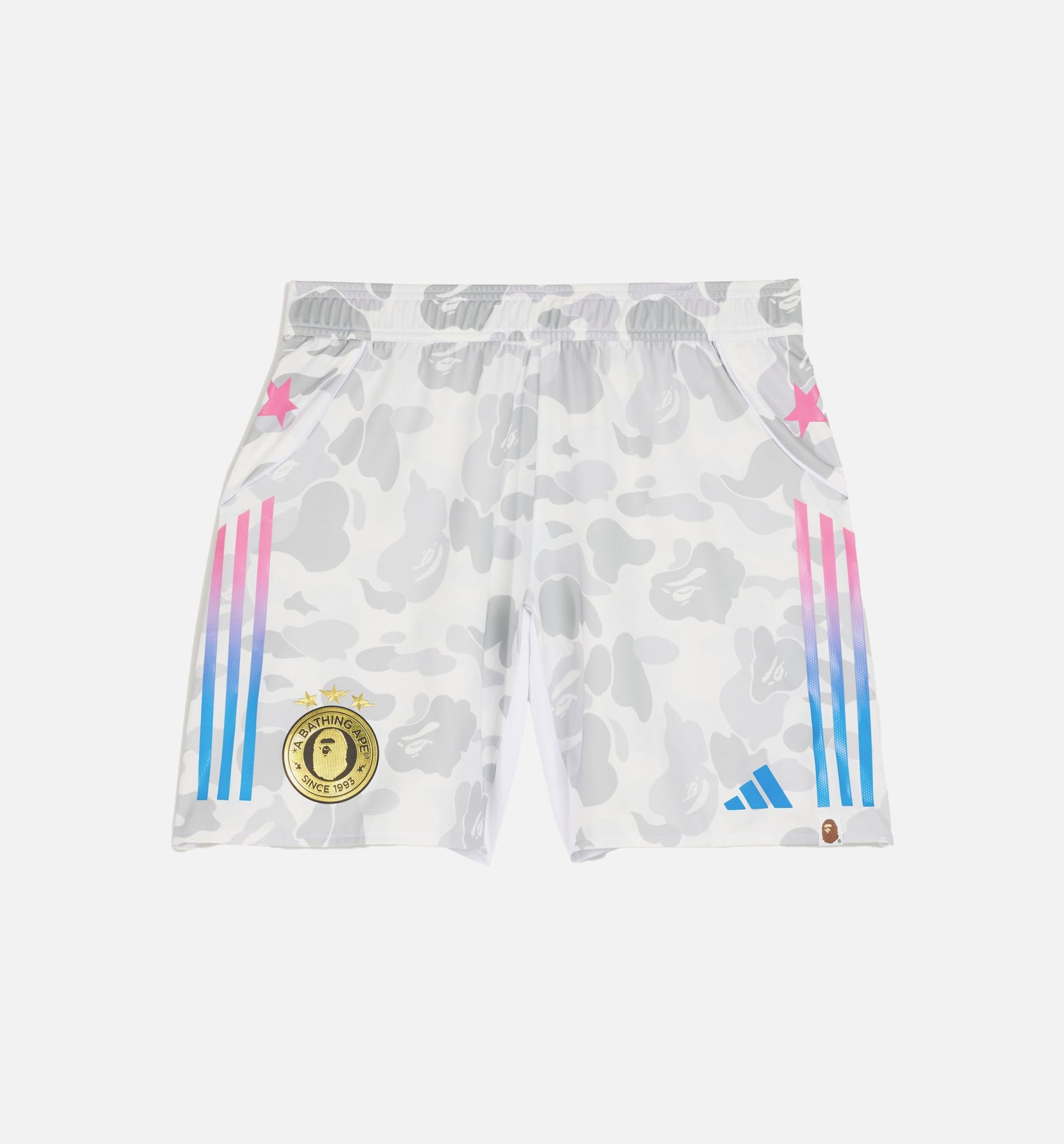 Bape Fb Soccer Mens Shorts Adidas – Гарантія оригінальності – боковий вид - ADIDAS