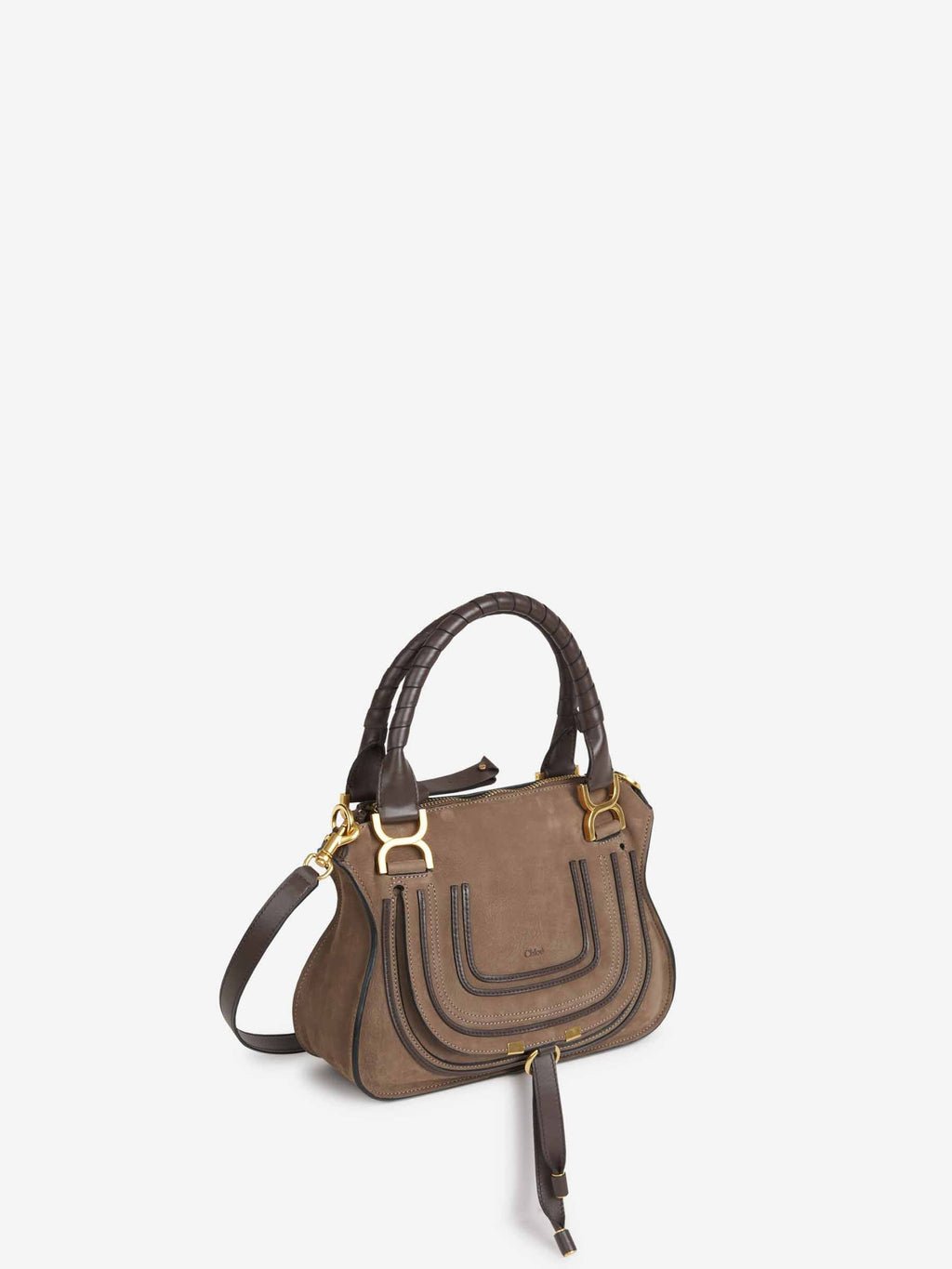 Marcie Suede Bag Chloe – Гарантія оригінальності – вид ззаду