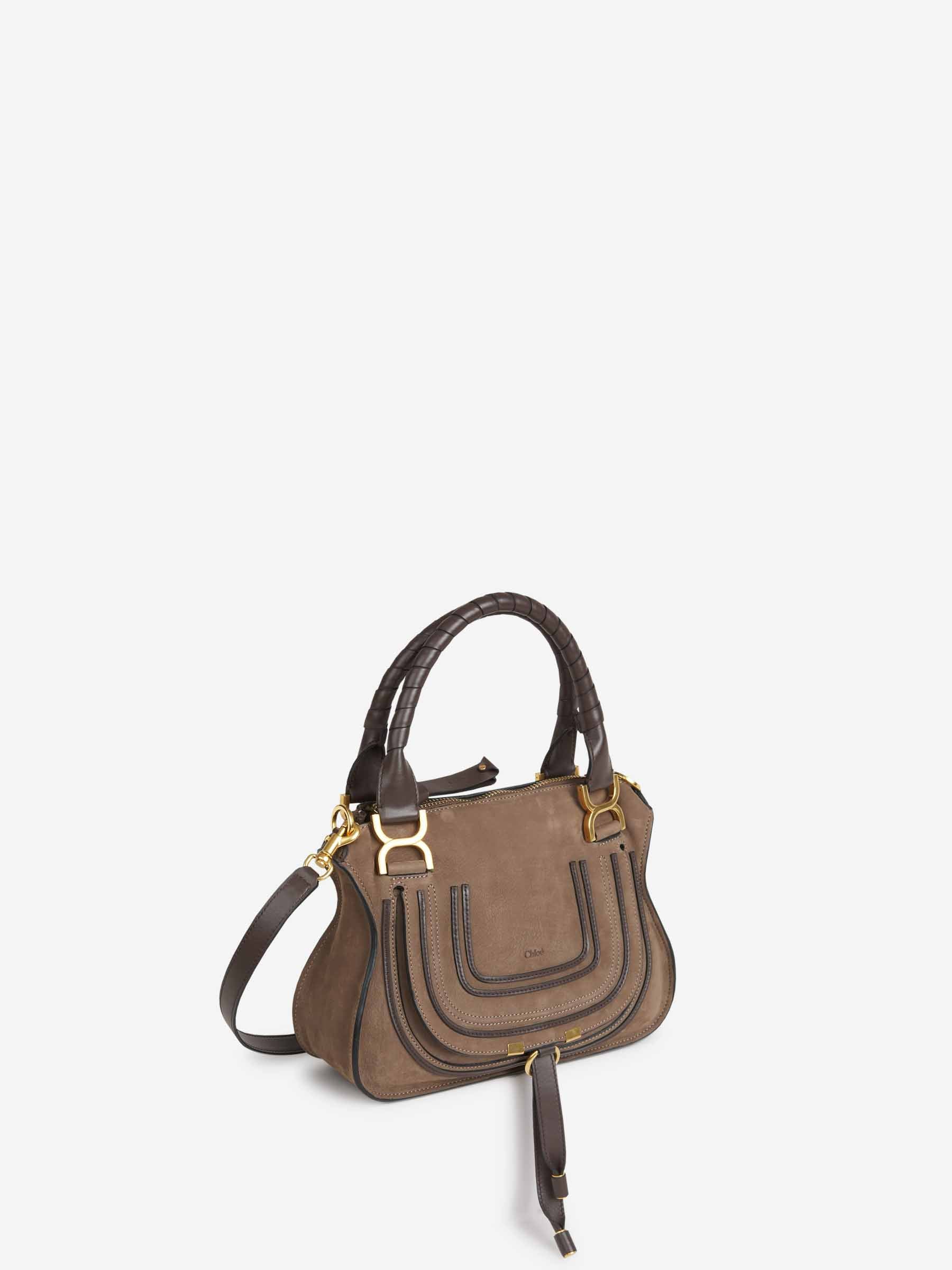 Marcie Suede Bag Chloe – Гарантія оригінальності – вид ззаду