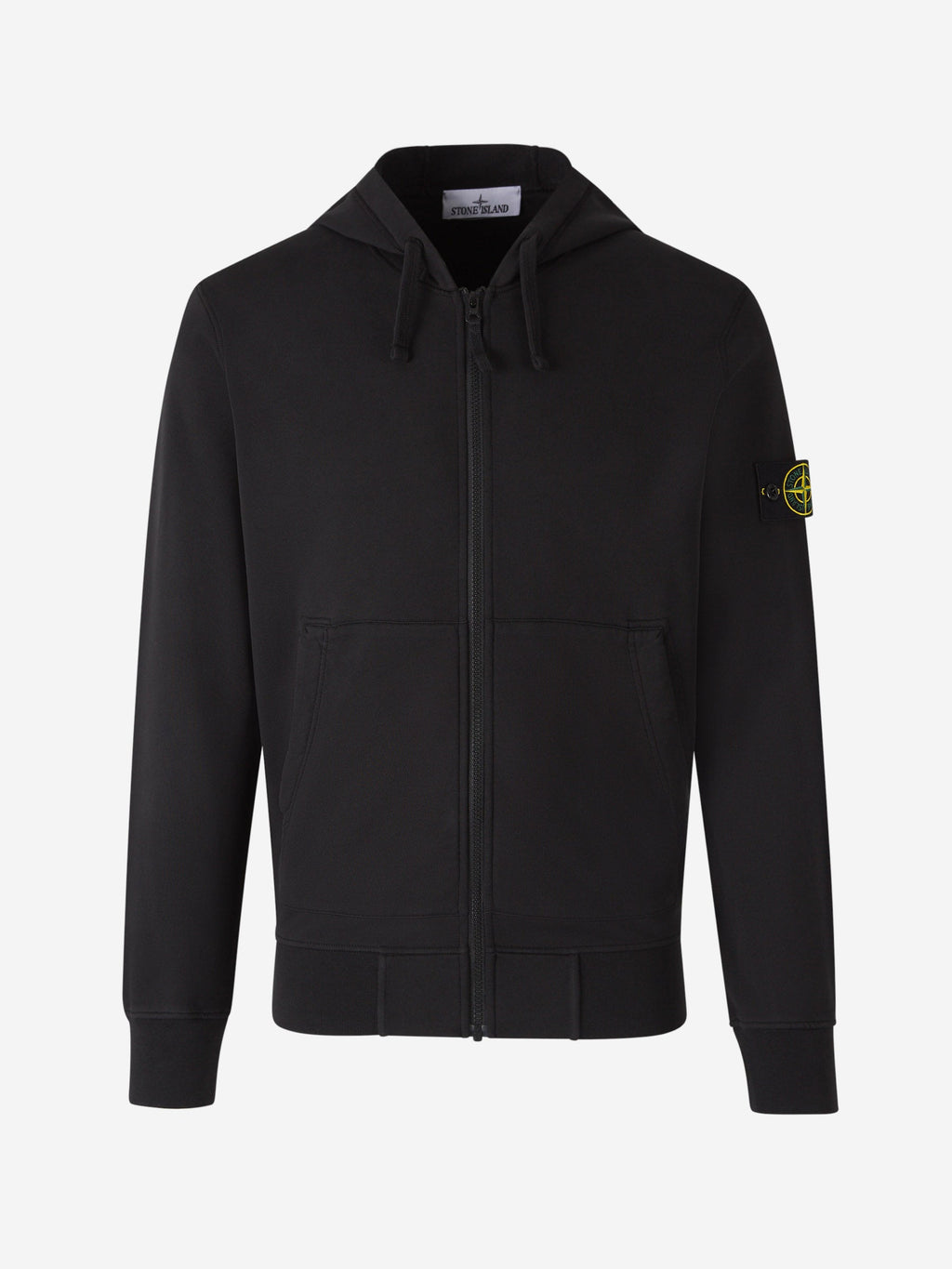 Оригінальна Cotton Zipper Sweatshirt Stone island – боковий вид