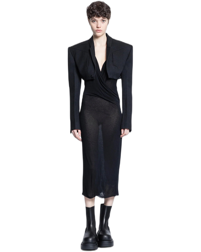 Abito drappeggiato di Hollywood - RICK OWENS (Background Removed)