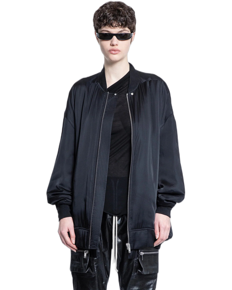 Volo di Hollywood Peter in Charmeuse Lavata - RICK OWENS (Background Removed)