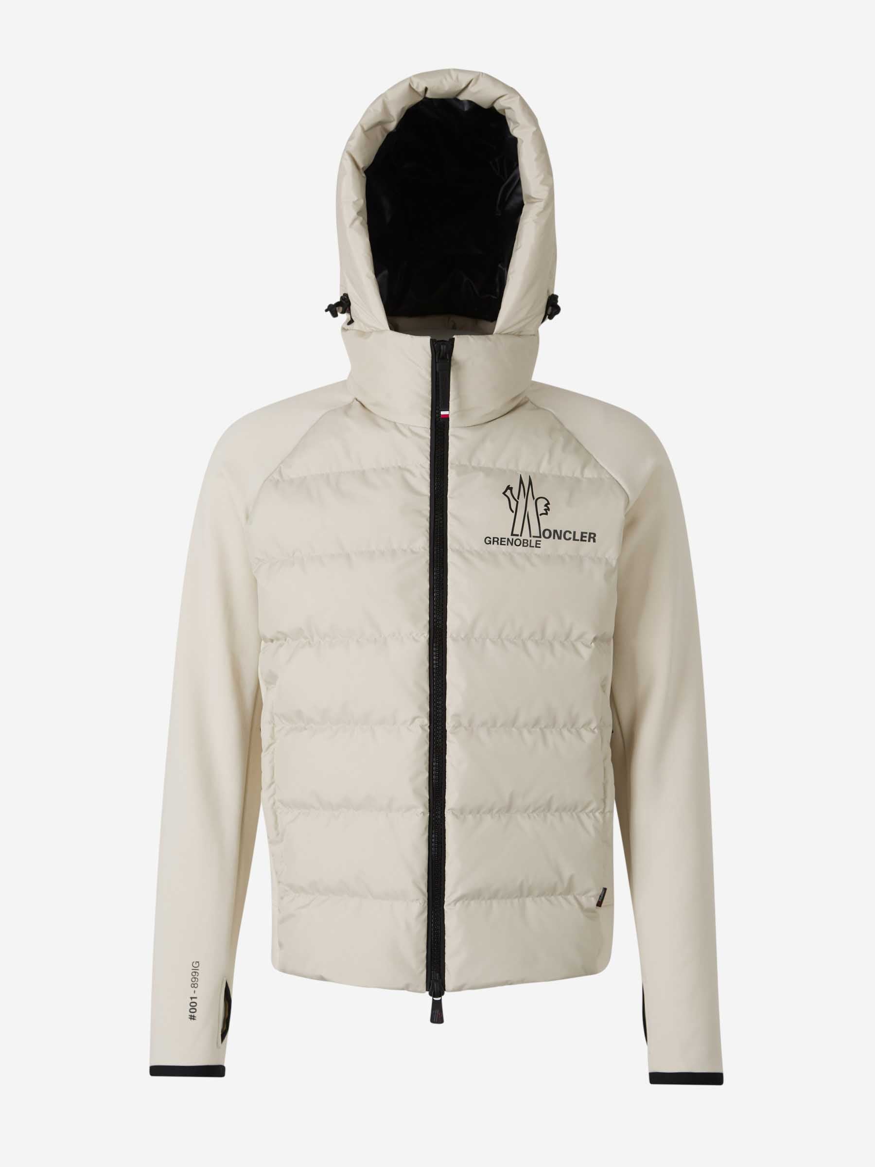 Technical Logo Cardigan Moncler – Гарантія оригінальності – боковий вид - MONCLER