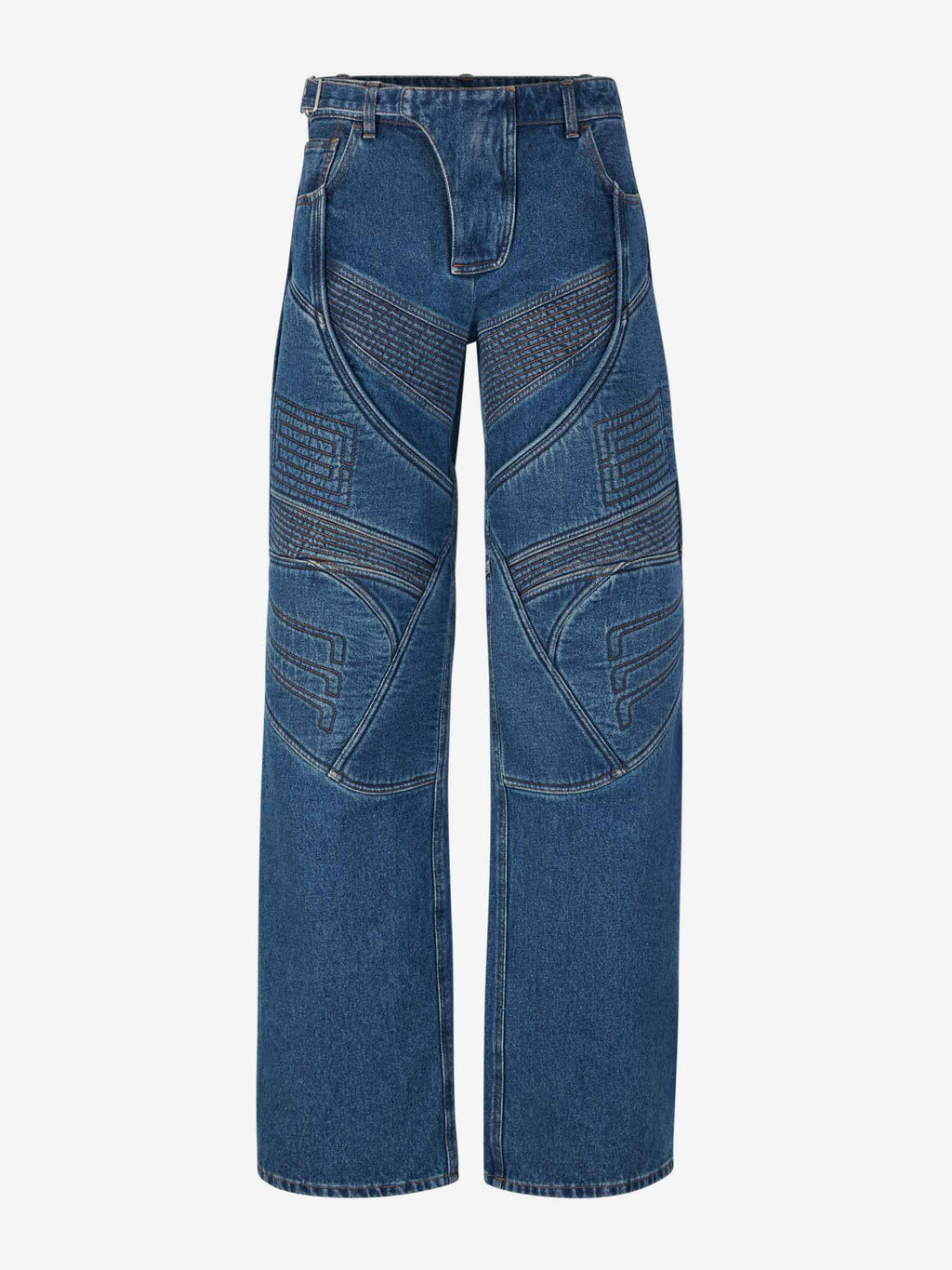 Wide Leg Biker Jeans Acne studios – Гарантія оригінальності – боковий вид
