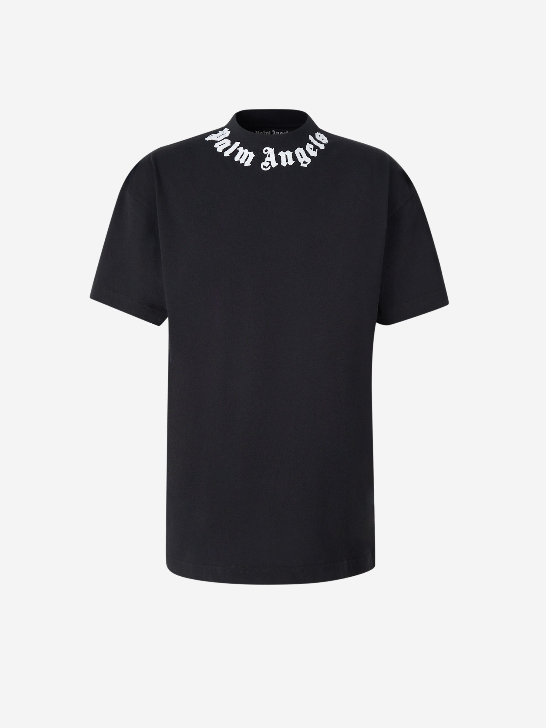 Оригінальна Logo Cotton T-Shirt Palm angels – боковий вид