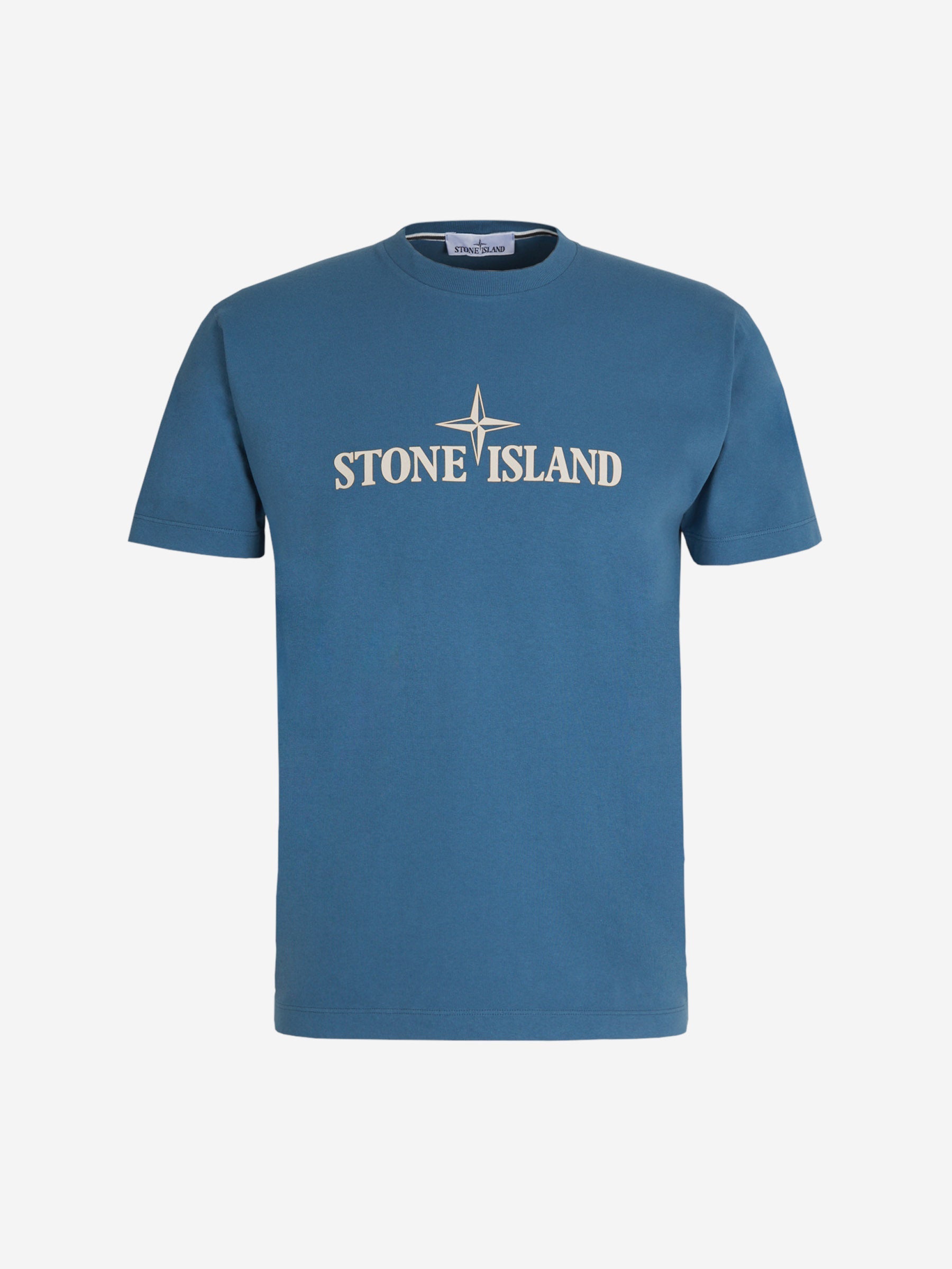 Оригінальна Cotton Logo T-Shirt Stone island – боковий вид