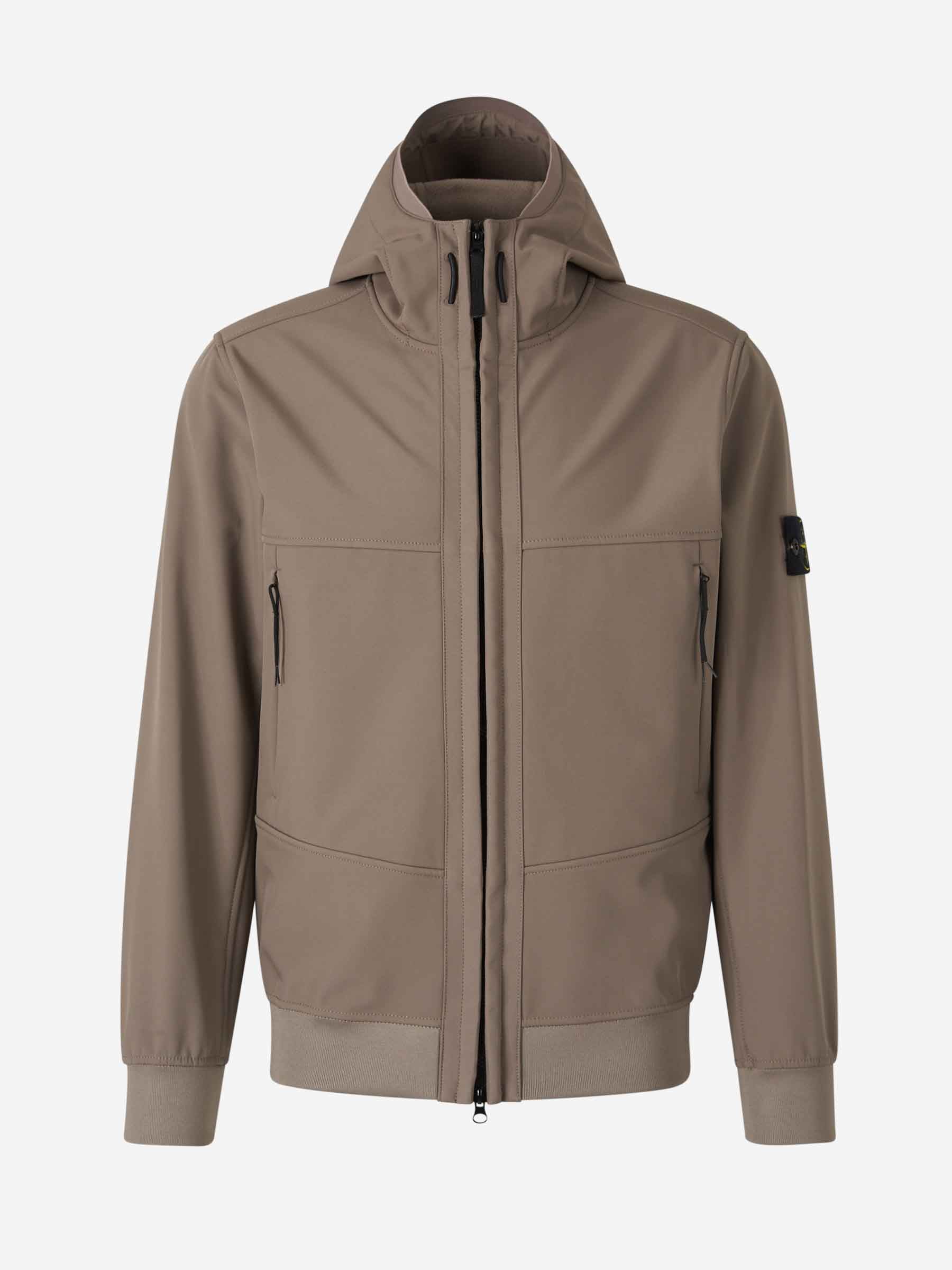 Polyester Hooded Jacket Stone island оригінал – Купити в Україні – боковий вид