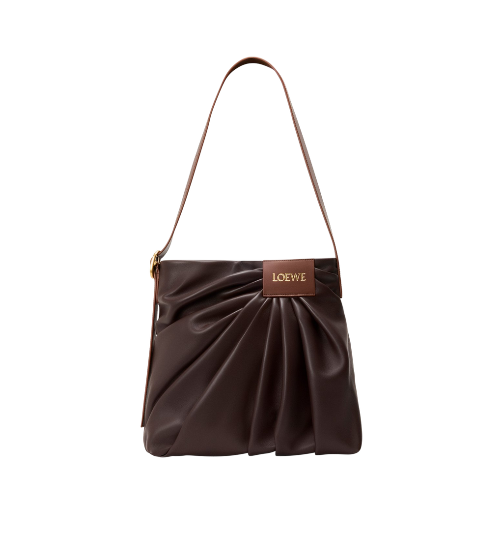 Draped Tote Bag Loewe – Гарантія оригінальності – боковий вид