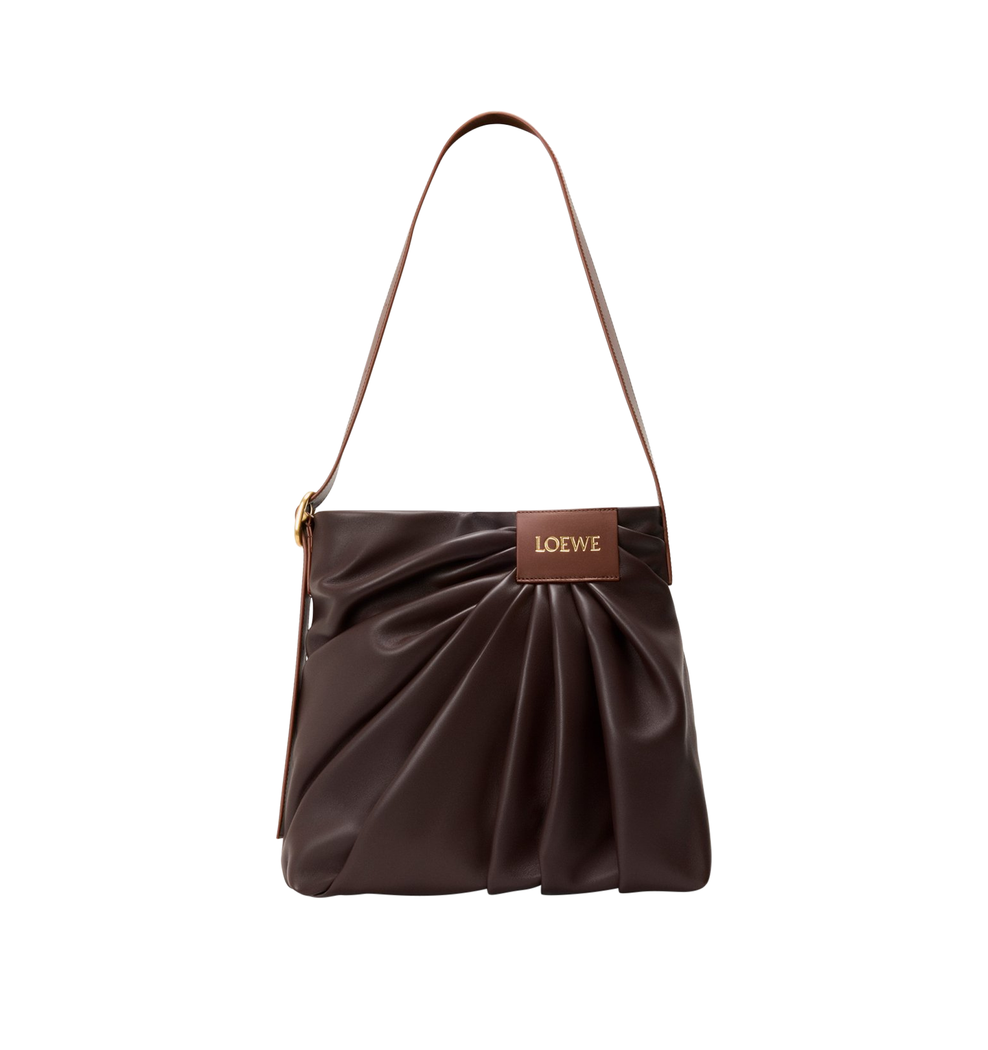 Draped Tote Bag Loewe – Гарантія оригінальності – боковий вид