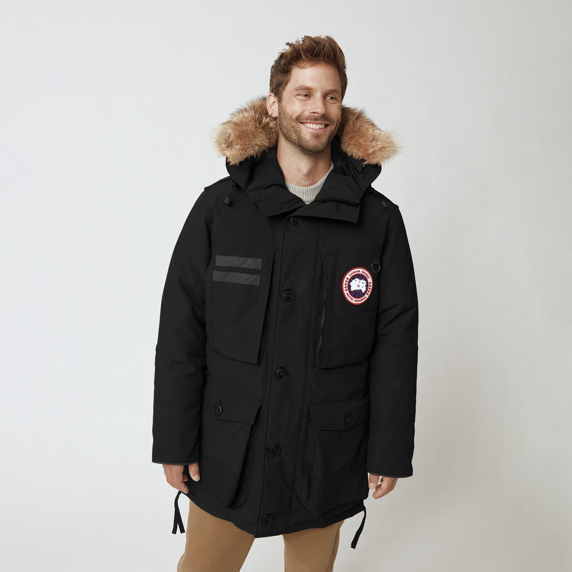 Mens Macculloch Parka Black Noir Canada goose оригінал – Купити в Україні – вид ззаду