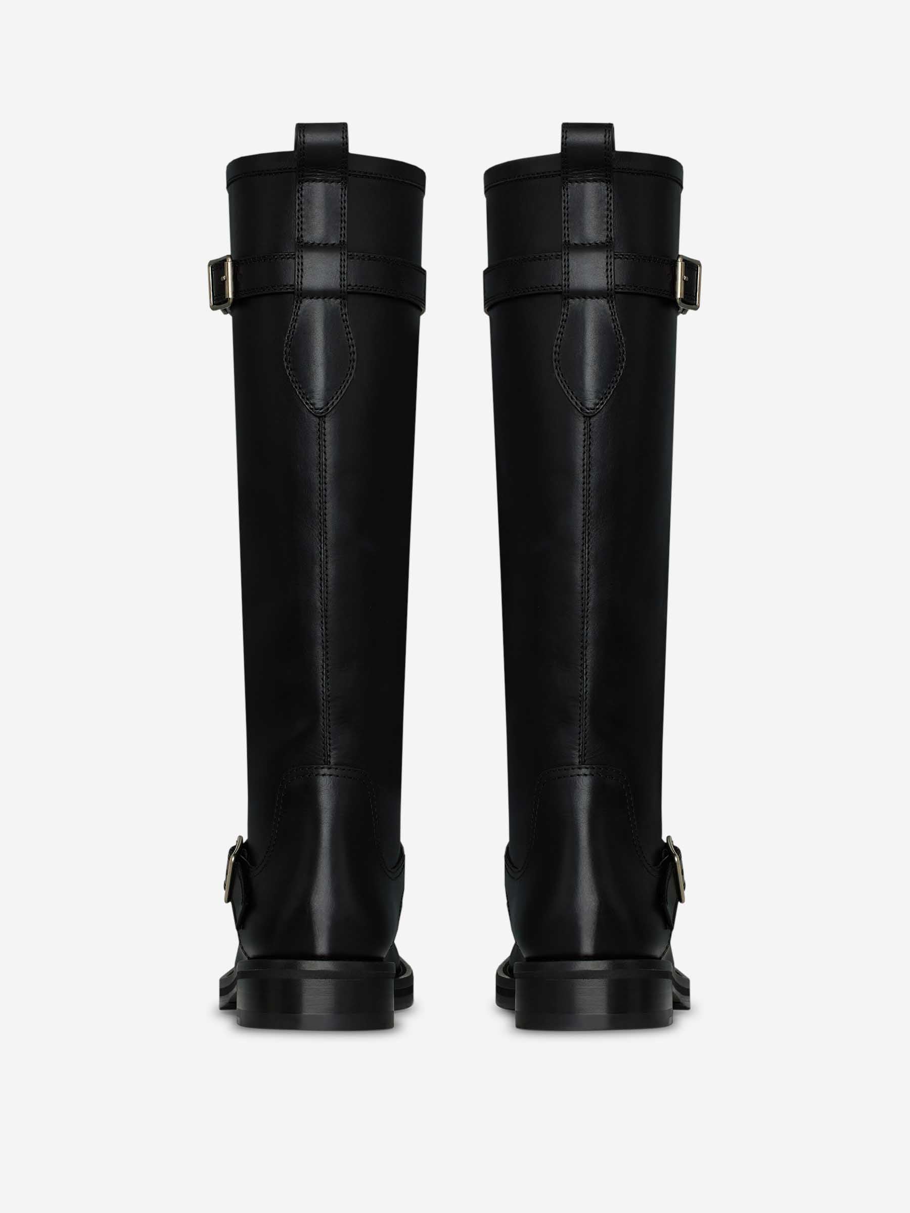 Оригінальна River Leather Boots Saint laurent – детальний вид
