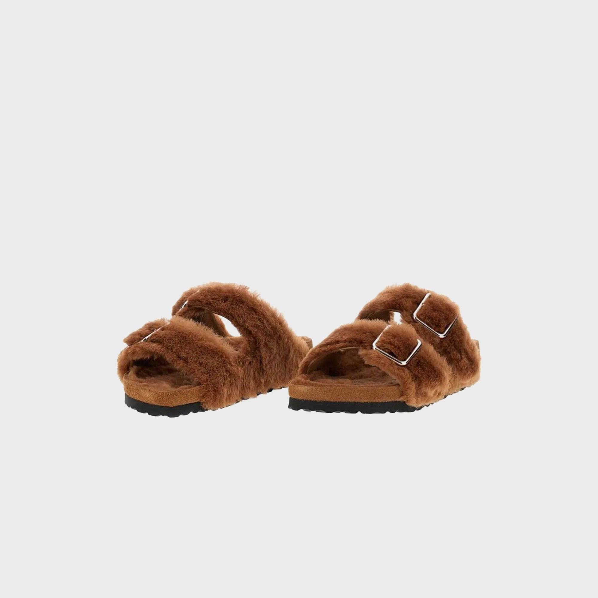 Wmns 1774 Arizona Shearling Caramel Birkenstock оригінал – Купити в Україні – вид ззаду - BIRKENSTOCK