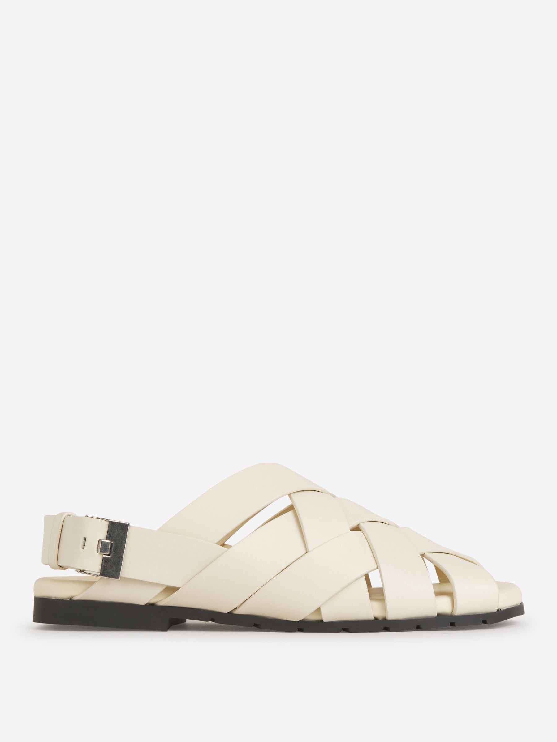 Leather Alfie Sandals Bottega veneta оригінал – Купити в Україні – боковий вид