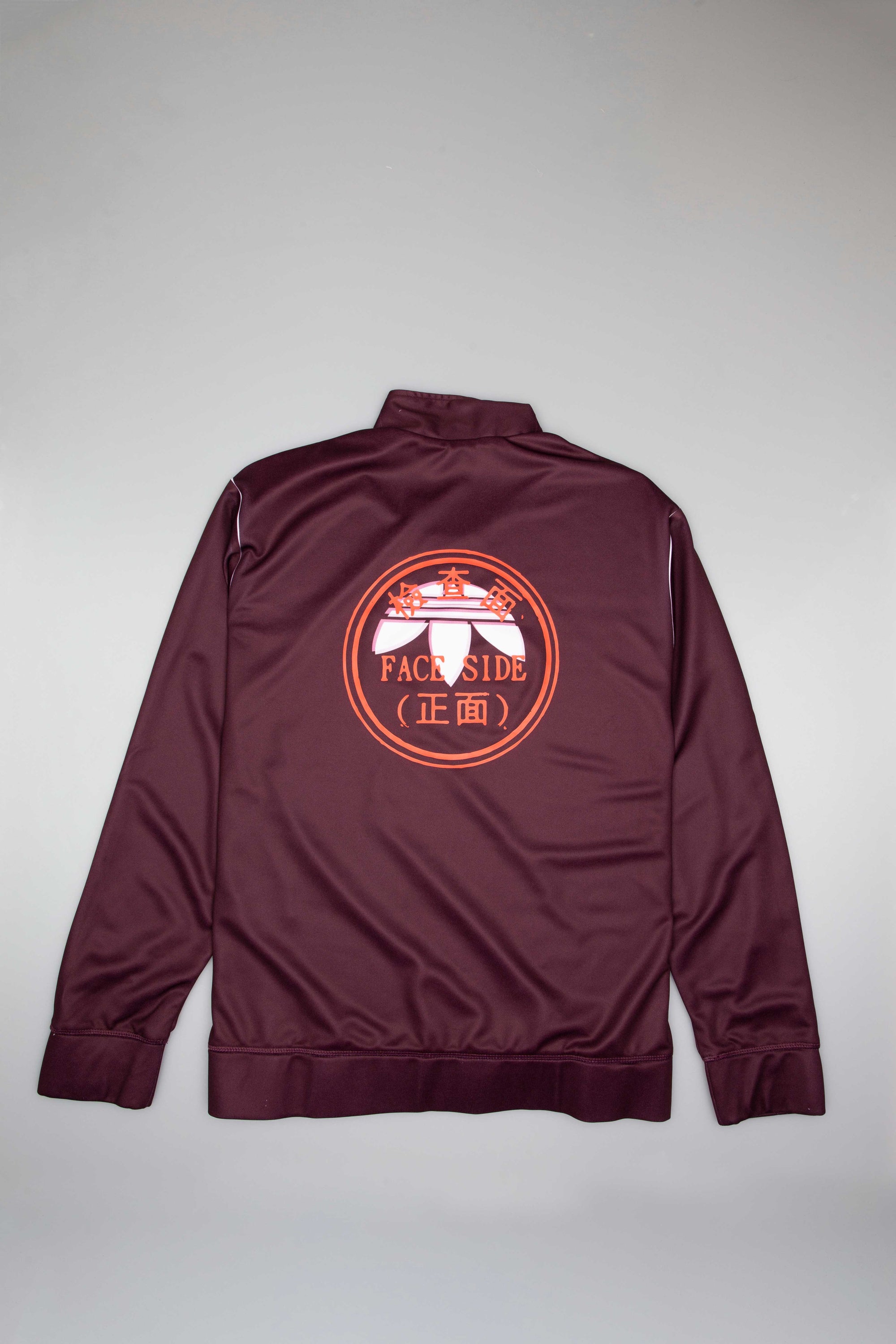 Оригінальна By Alexander Wang Mens Track Jacket Burgundy Adidas – вид ззаду - ADIDAS