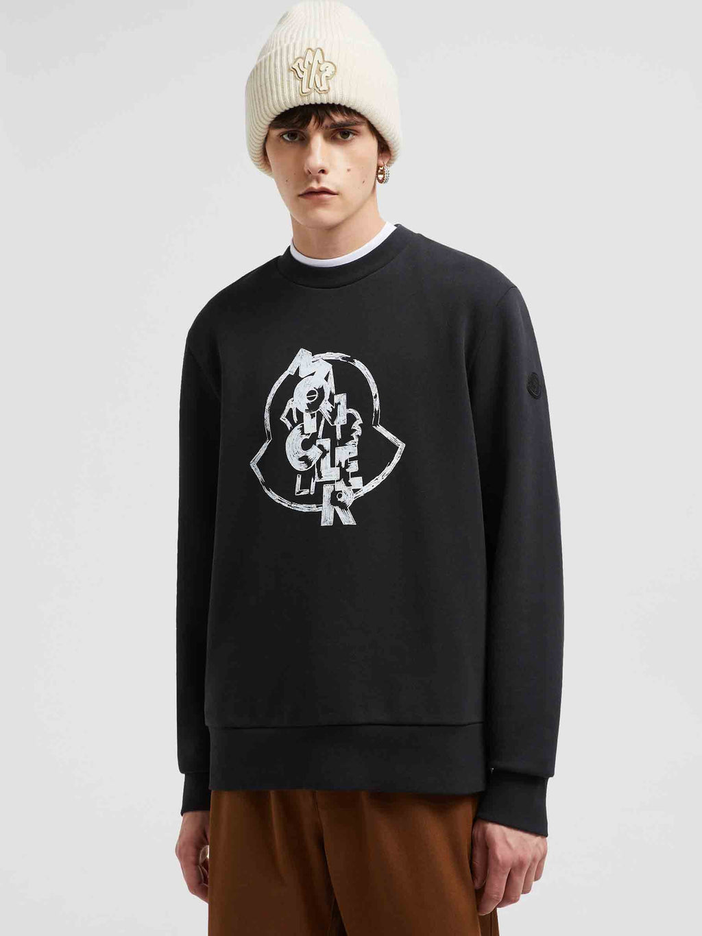 Cotton Logo Sweatshirt Moncler – Гарантія оригінальності – детальний вид