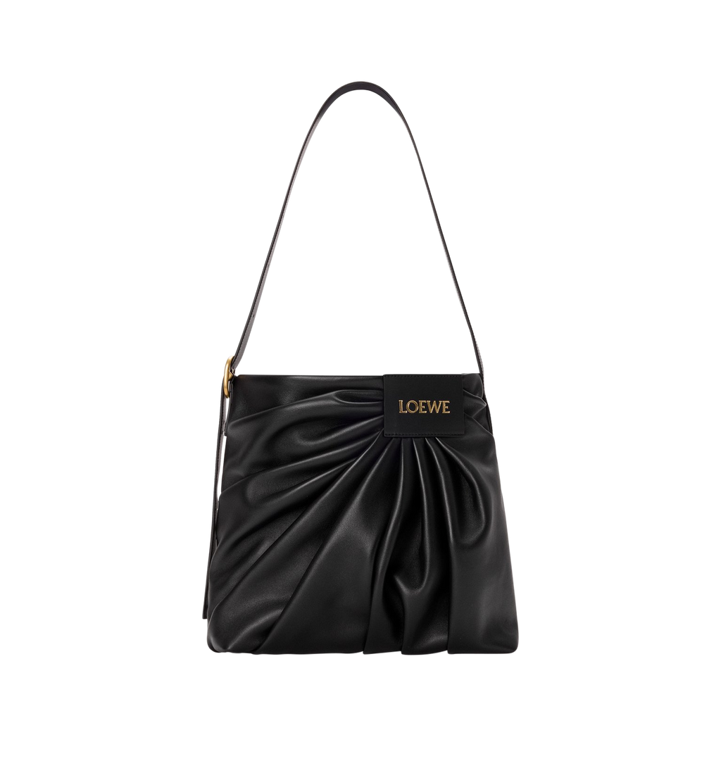 Draped Tote Bag Loewe – Гарантія оригінальності – боковий вид