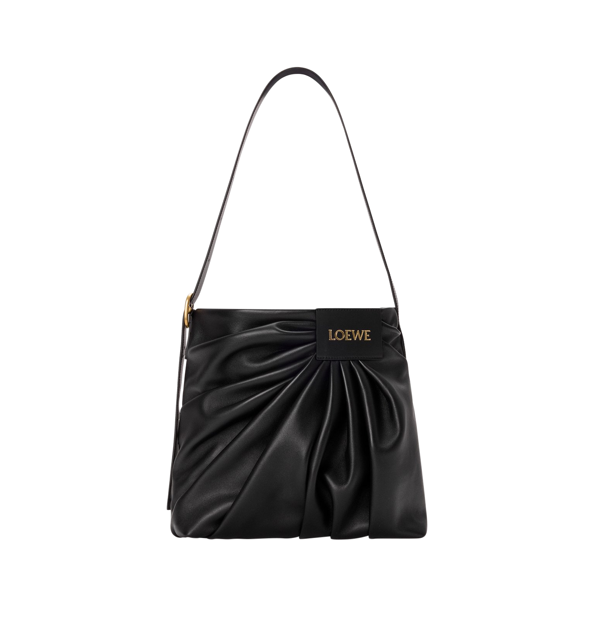 Draped Tote Bag Loewe – Гарантія оригінальності – боковий вид
