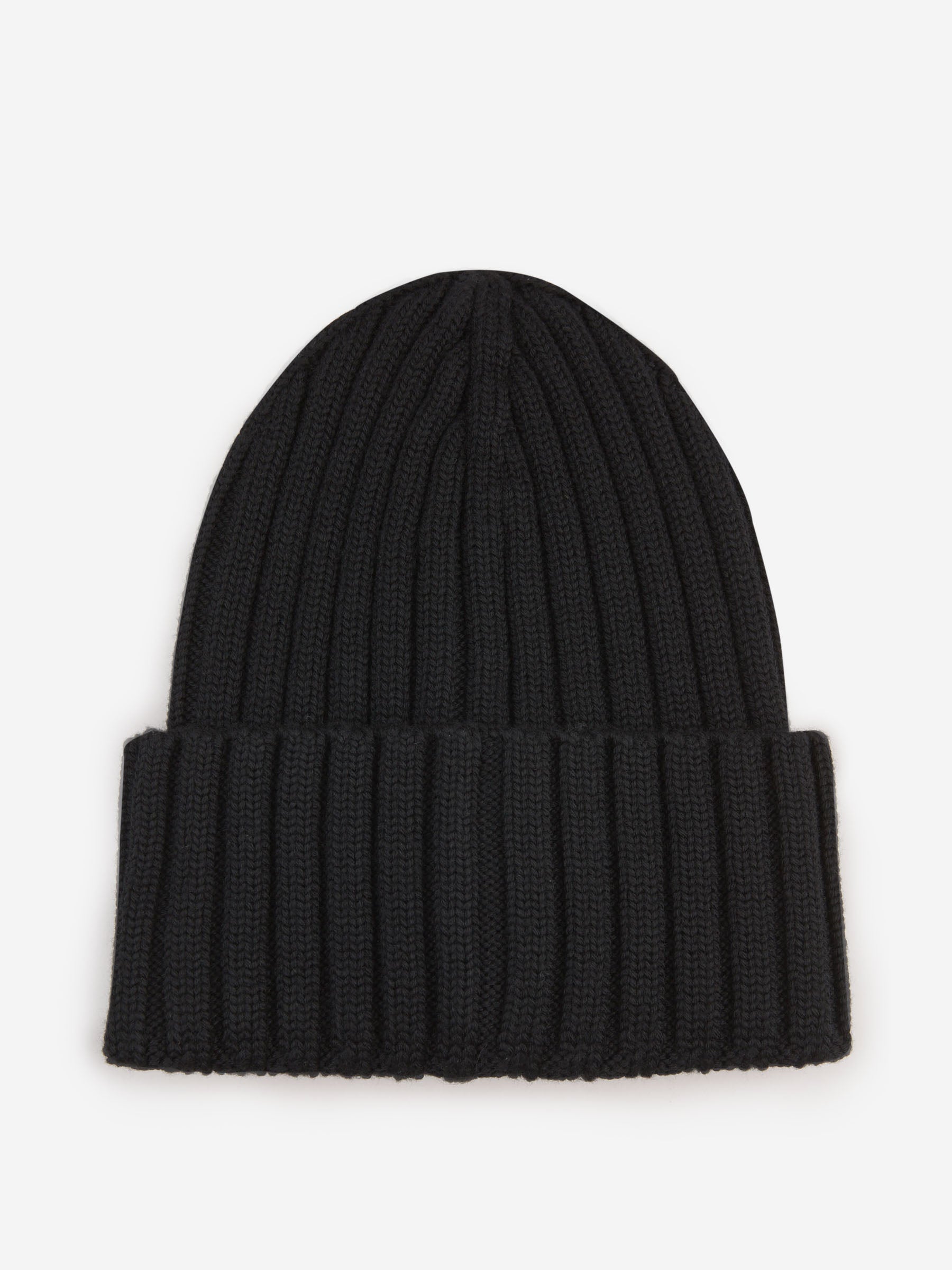 Wool Logo Beanie Moncler – Гарантія оригінальності – вид ззаду - MONCLER