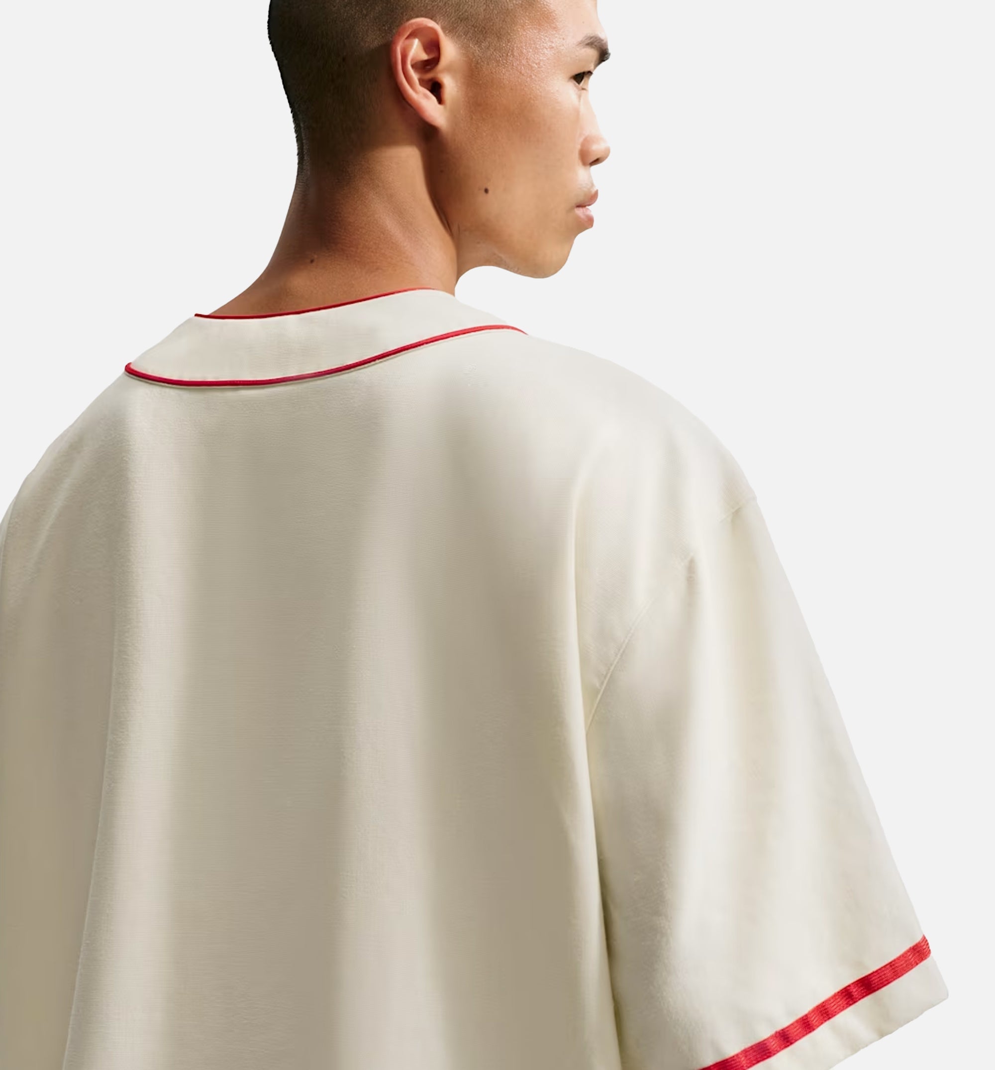 Life Vintage Sport Mens Short Sleeve Shirt Coconut Milk Nike оригінал – Купити в Україні – вид ззаду