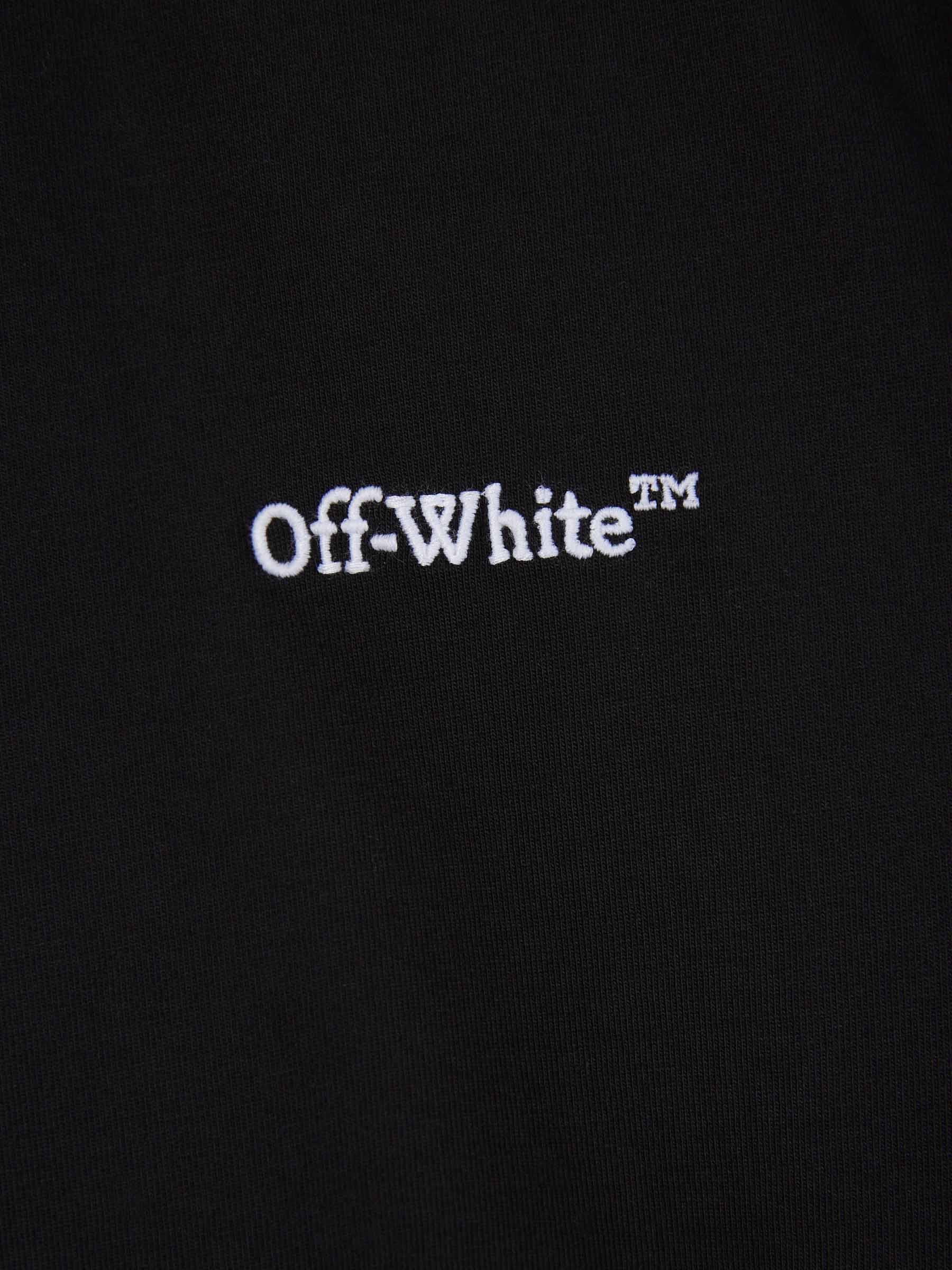 Embroidered Cotton T-Shirt Off-white – Гарантія оригінальності – збільшений вид
