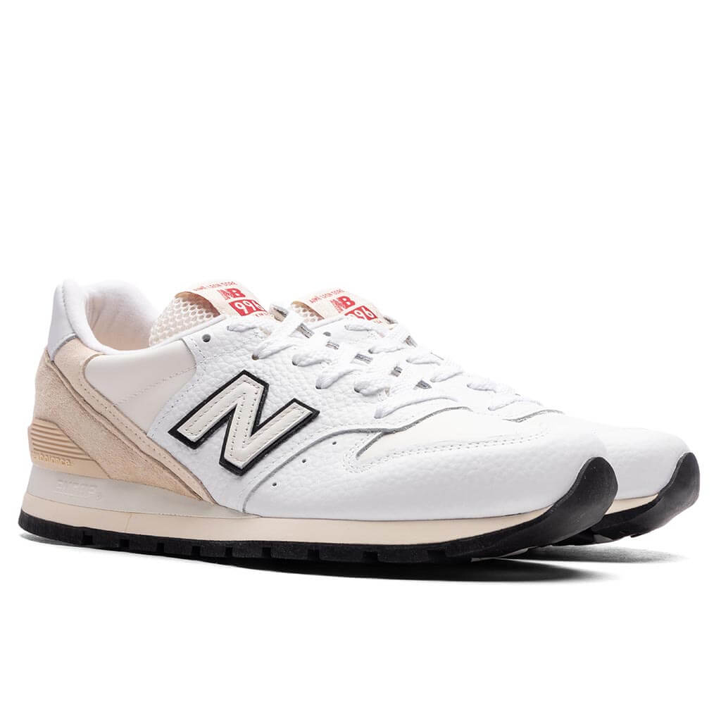 Оригінальна X Aime Leon Dore 996 Made In Usa White New balance – вид ззаду