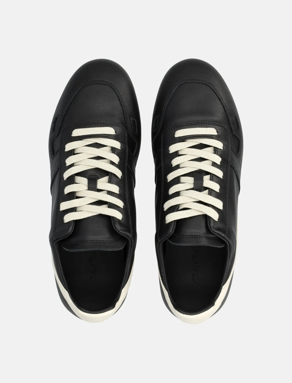 Оригінальна Womens Minimal Sneak Rick Owens Leather Sneakers Rick owens – вид ззаду