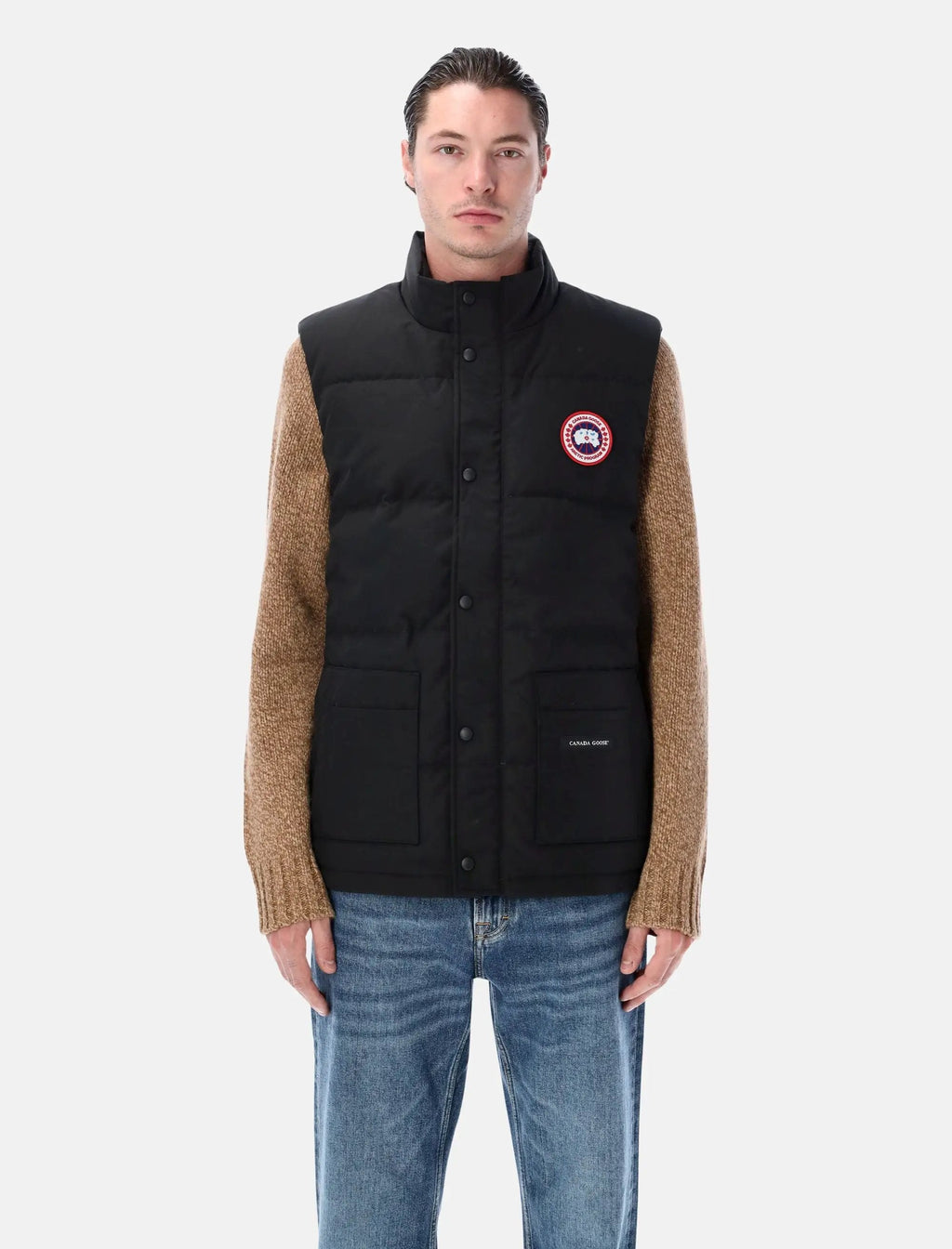 Freestyle Crew Down Vest Canada goose – Гарантія оригінальності – боковий вид