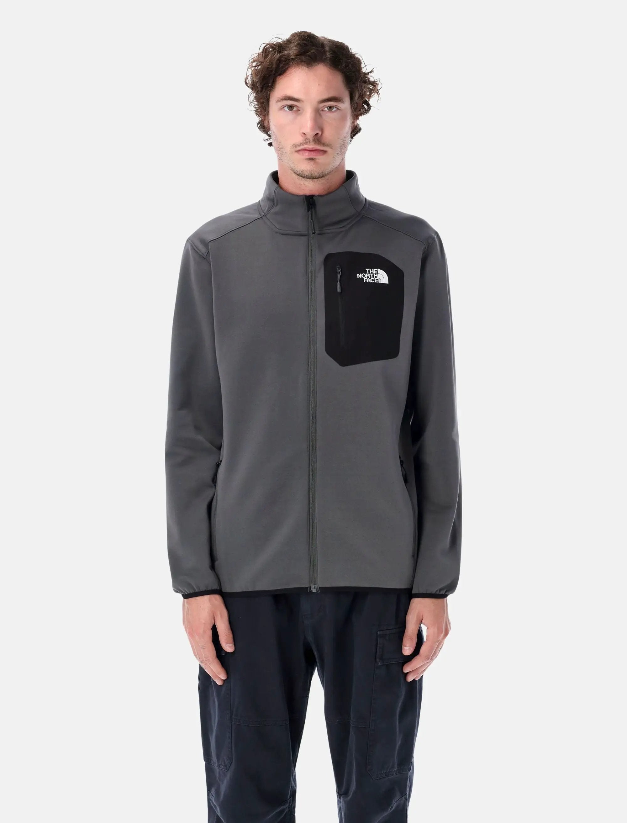 Crest Full Zip Fleece The north face оригінал – Купити в Україні – боковий вид