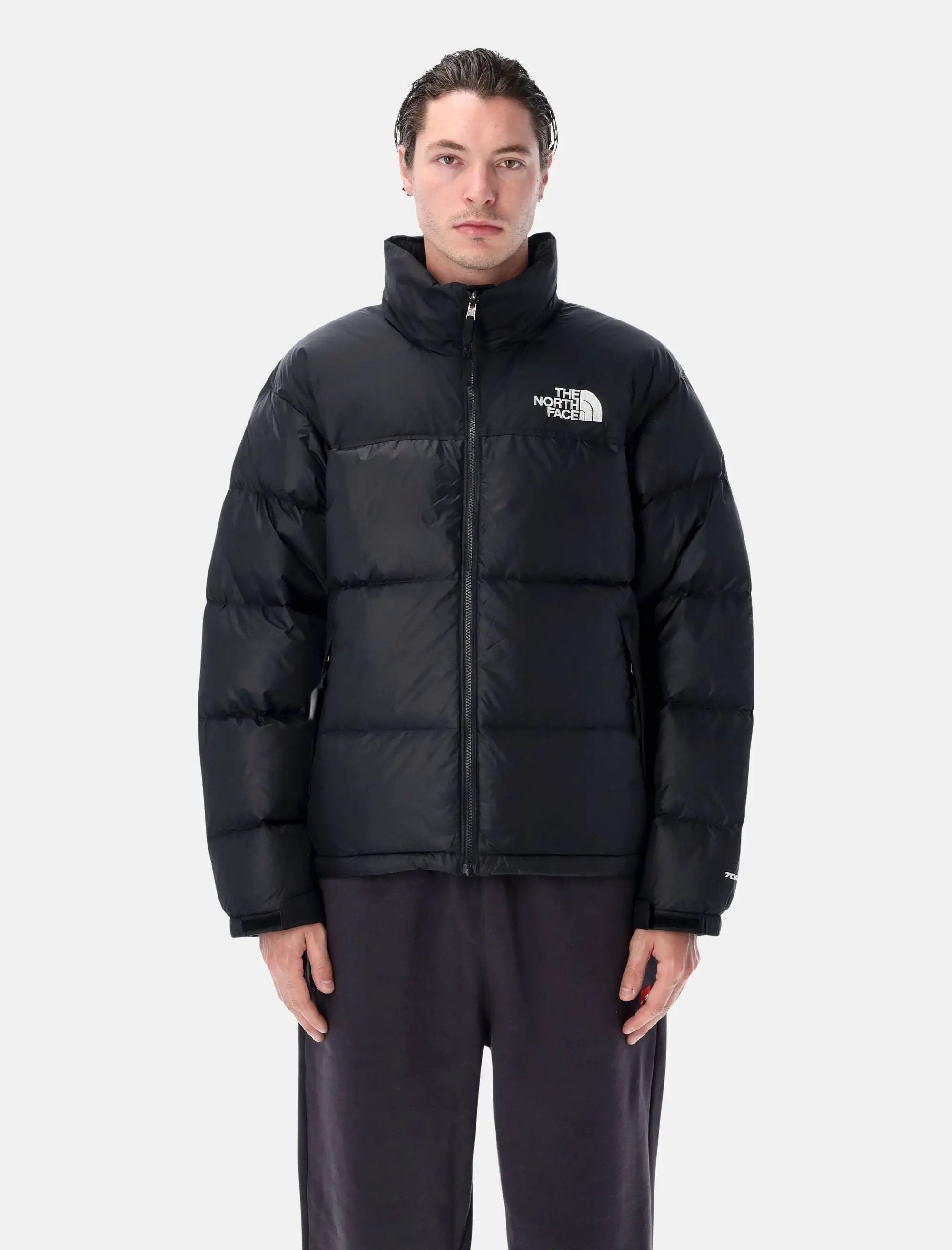 1996 Retro Nuptse Down Jacket The north face – Гарантія оригінальності – боковий вид