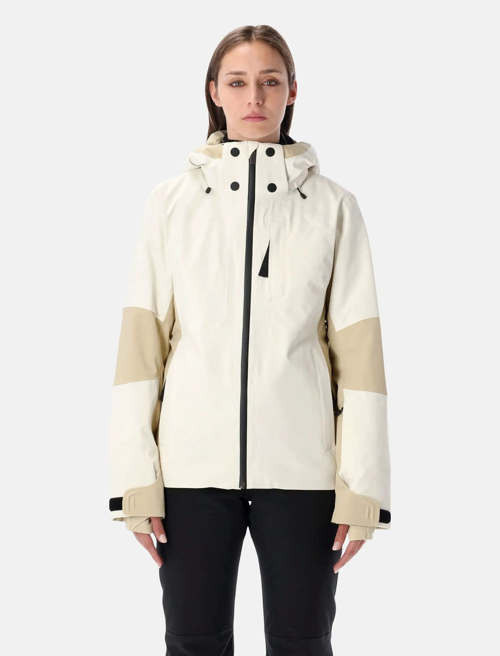 Lenado Ski Jacket Beige And White The north face оригінал – Купити в Україні – боковий вид