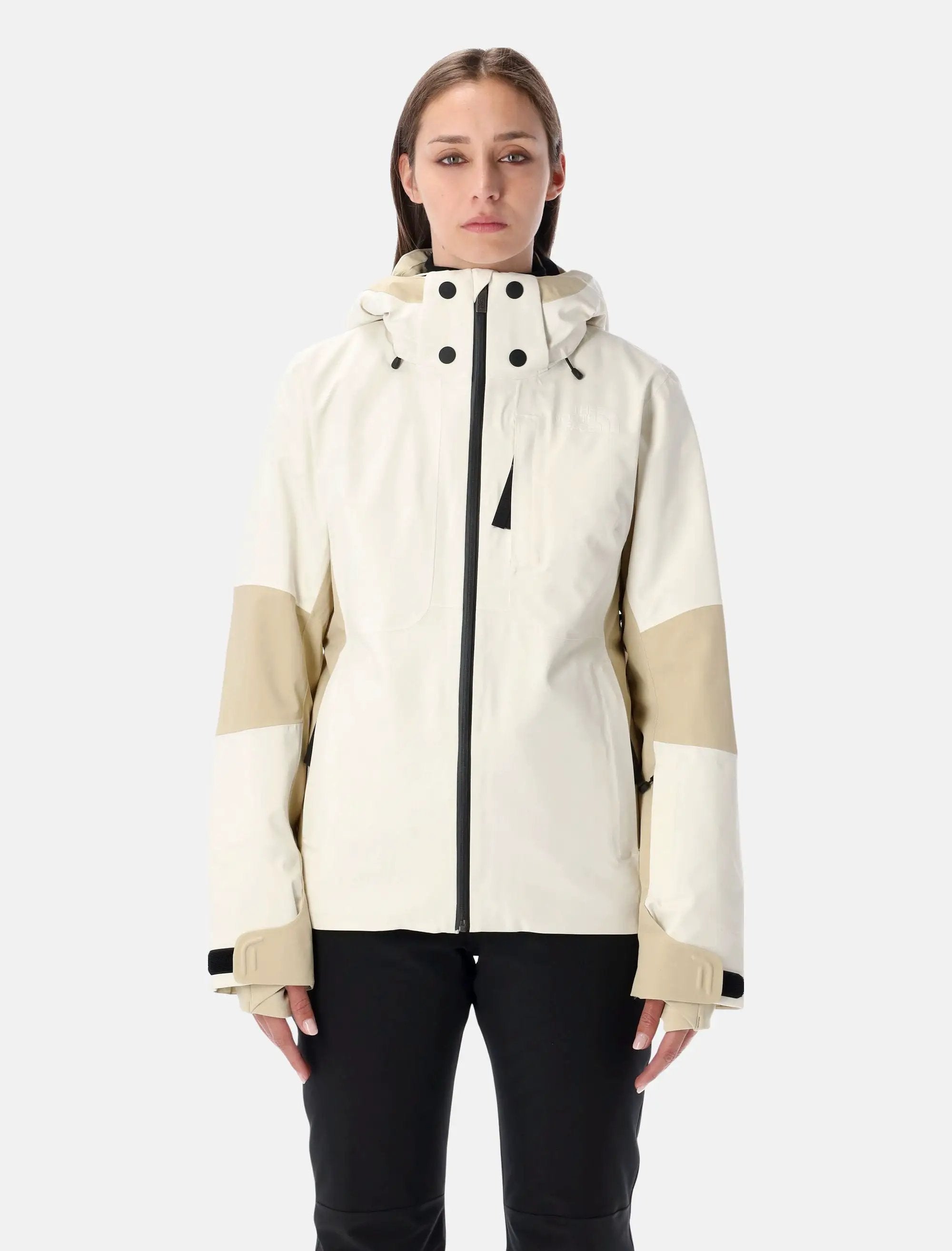 Lenado Ski Jacket Beige And White The north face оригінал – Купити в Україні – боковий вид