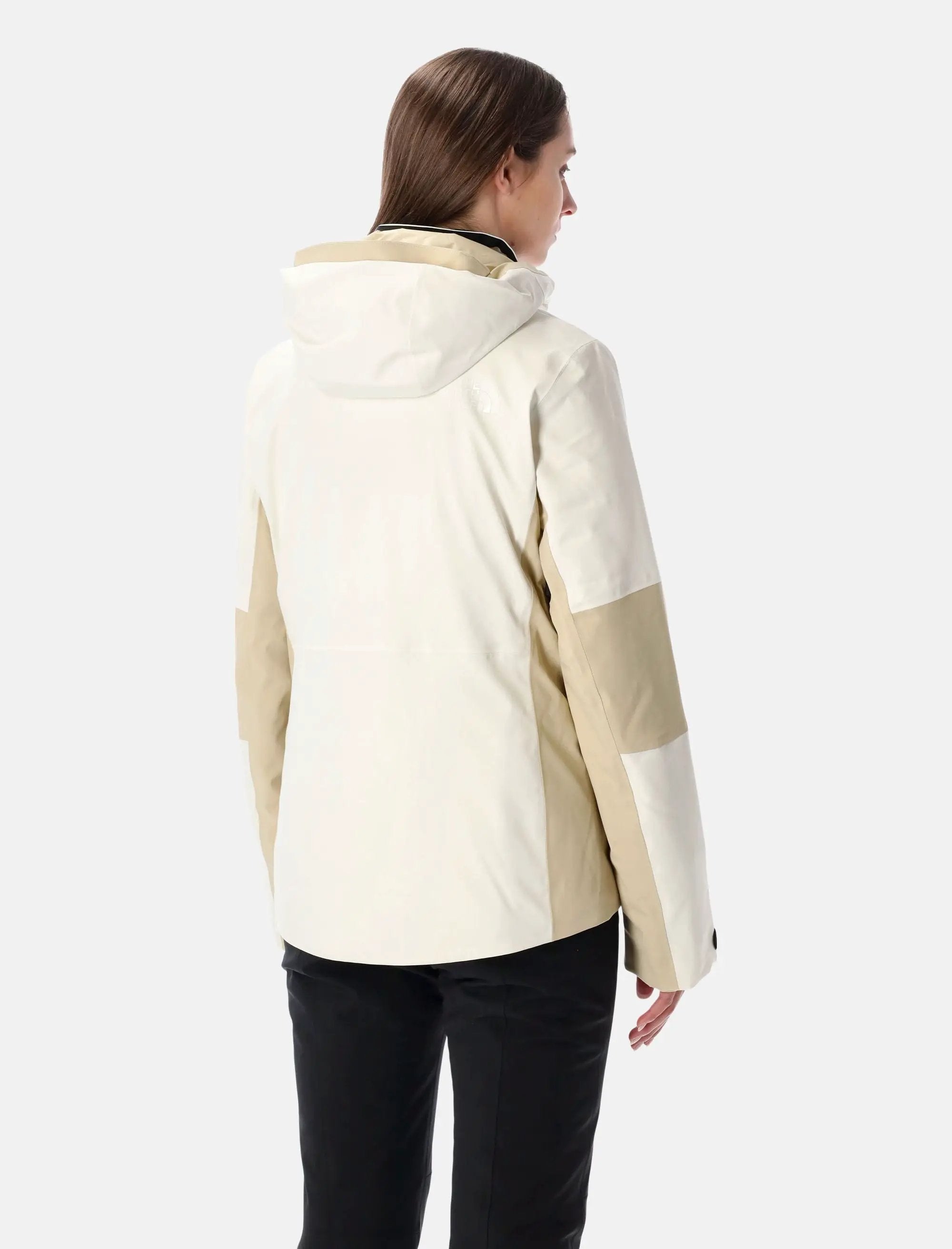 Lenado Ski Jacket Beige And White The north face оригінал – Купити в Україні – вид ззаду
