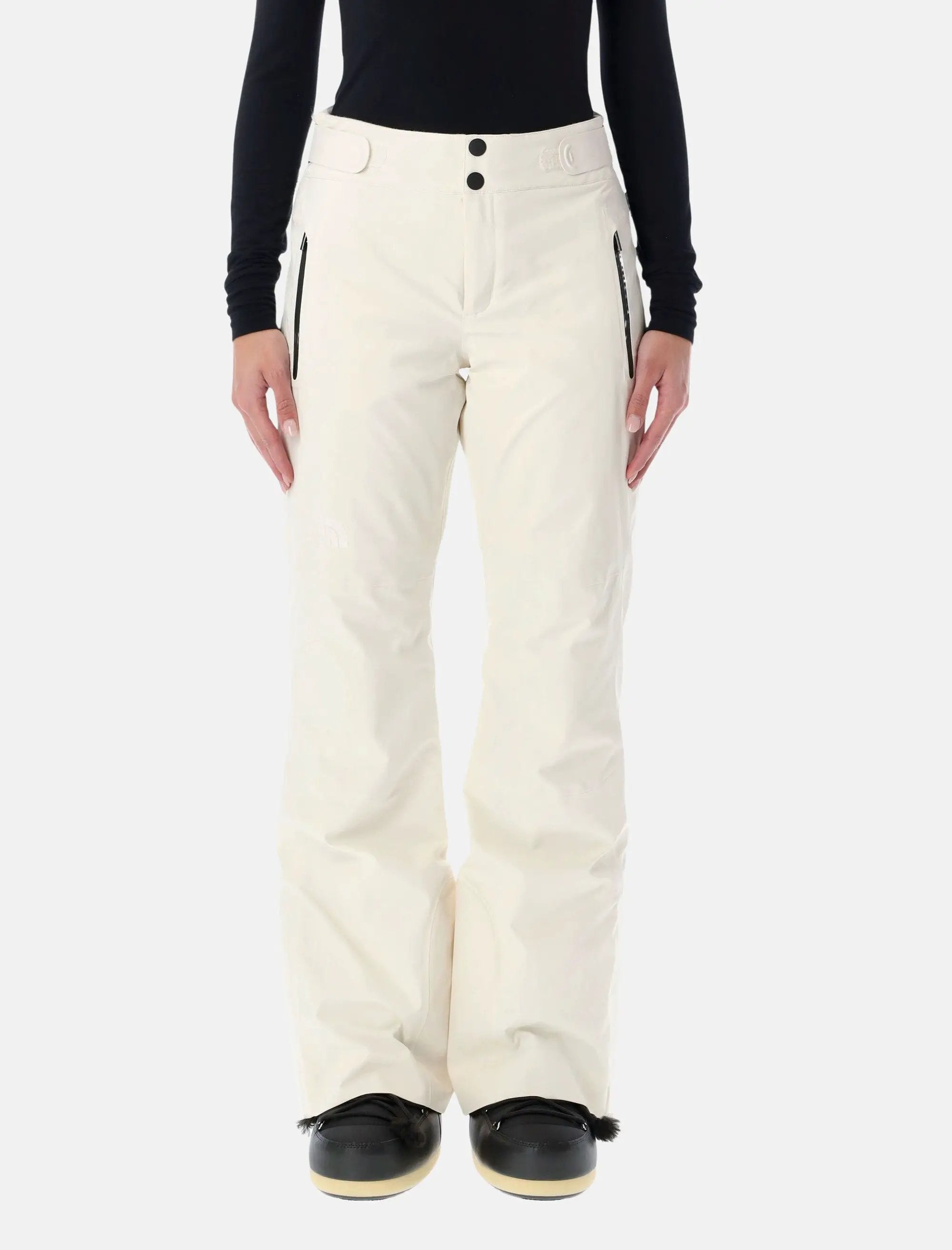White Lenado Ski Pants The north face – Гарантія оригінальності – боковий вид