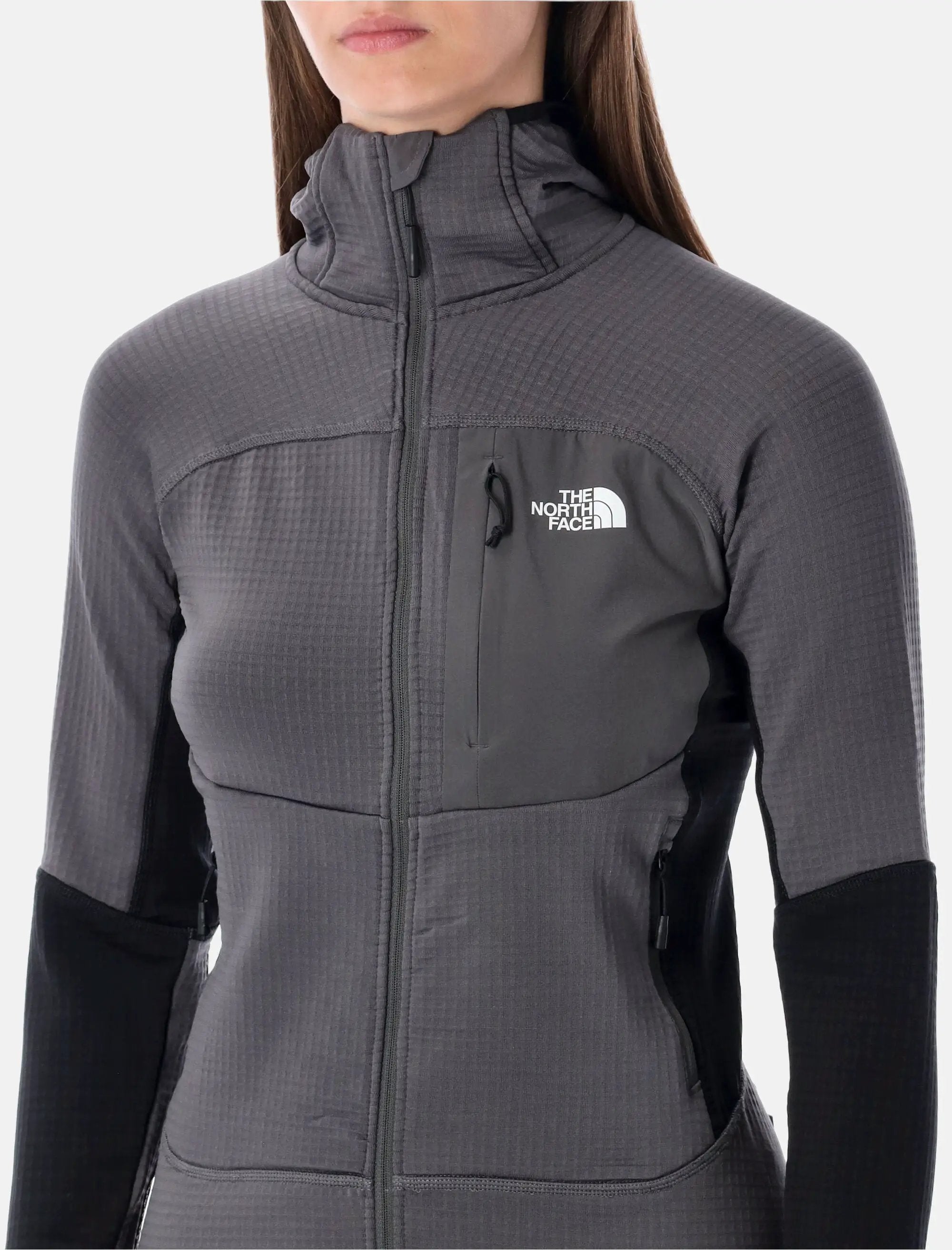 Оригінальна Stormgap Grey Polartec® Hooded Jacket The north face – детальний вид