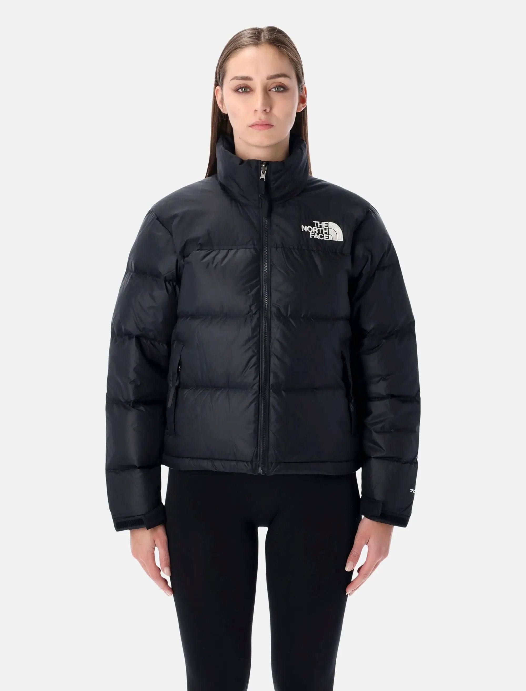1996 Retro Nuptse Down Jacket The north face – Гарантія оригінальності – боковий вид