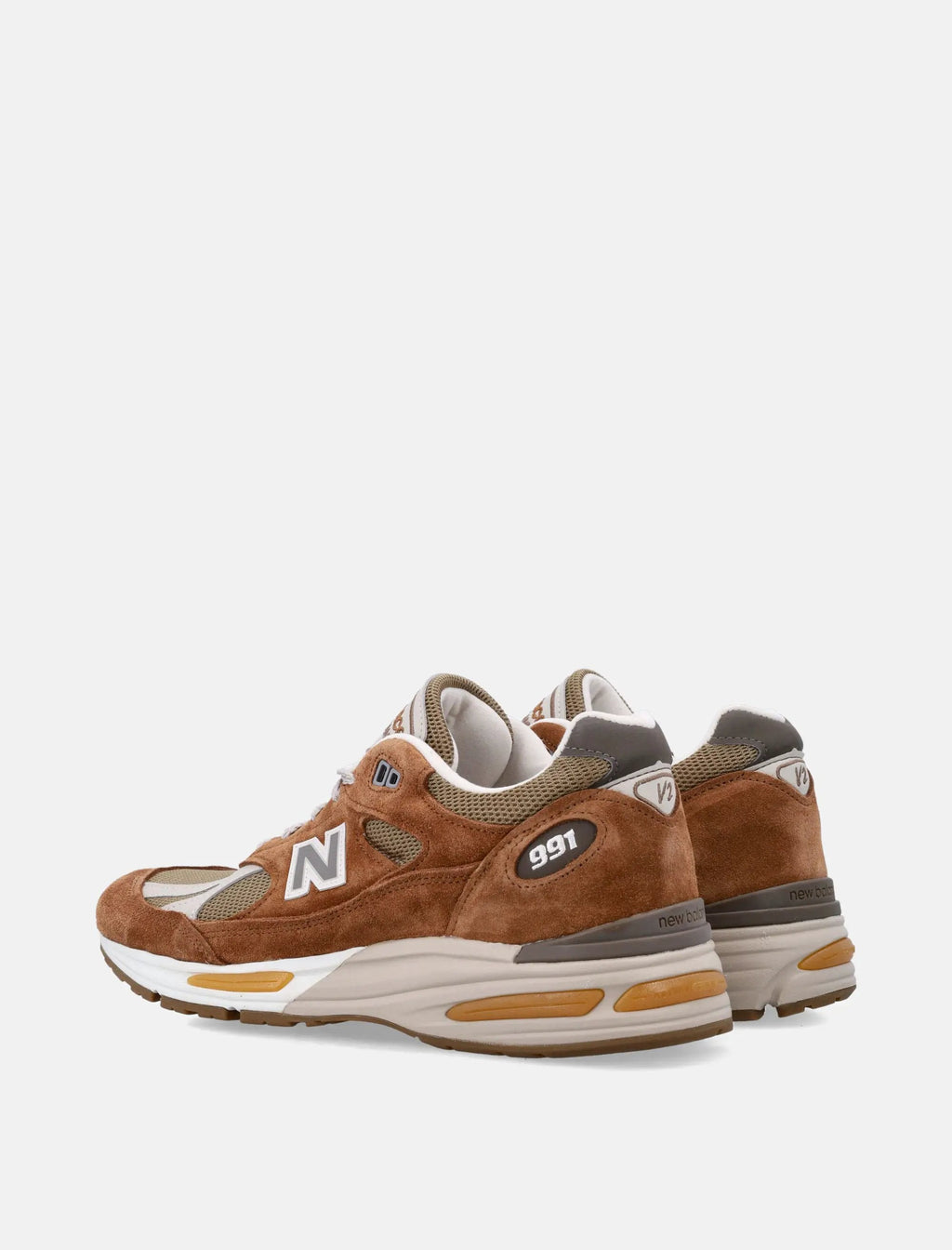 Made In Uk 991v2 Grounded Pastels Sneakers Brown New balance – Гарантія оригінальності – збільшений вид