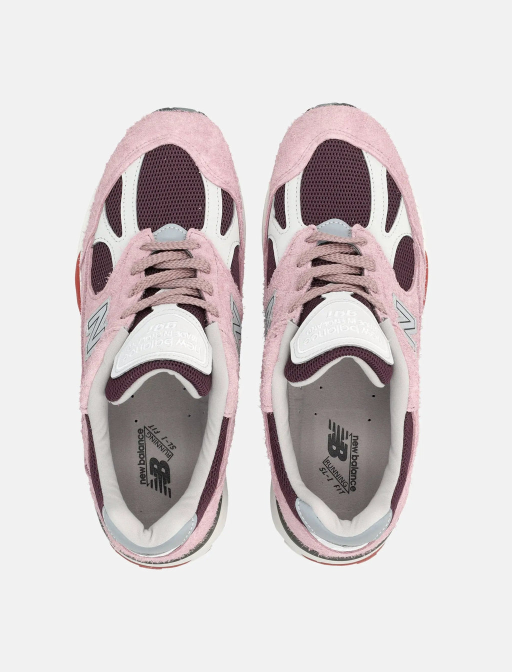 Made In Uk 991v2 Pink New balance – Гарантія оригінальності – вид ззаду